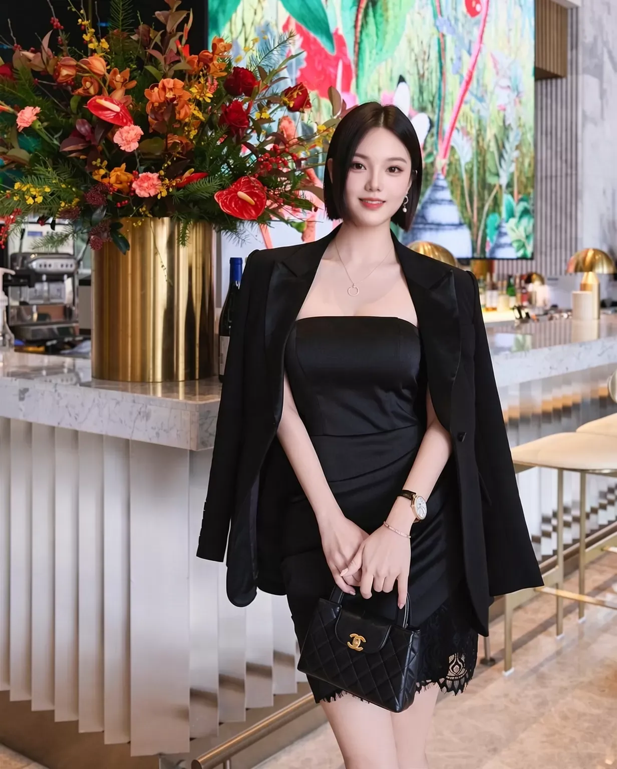 浦东短发女神CC（会艳舞）