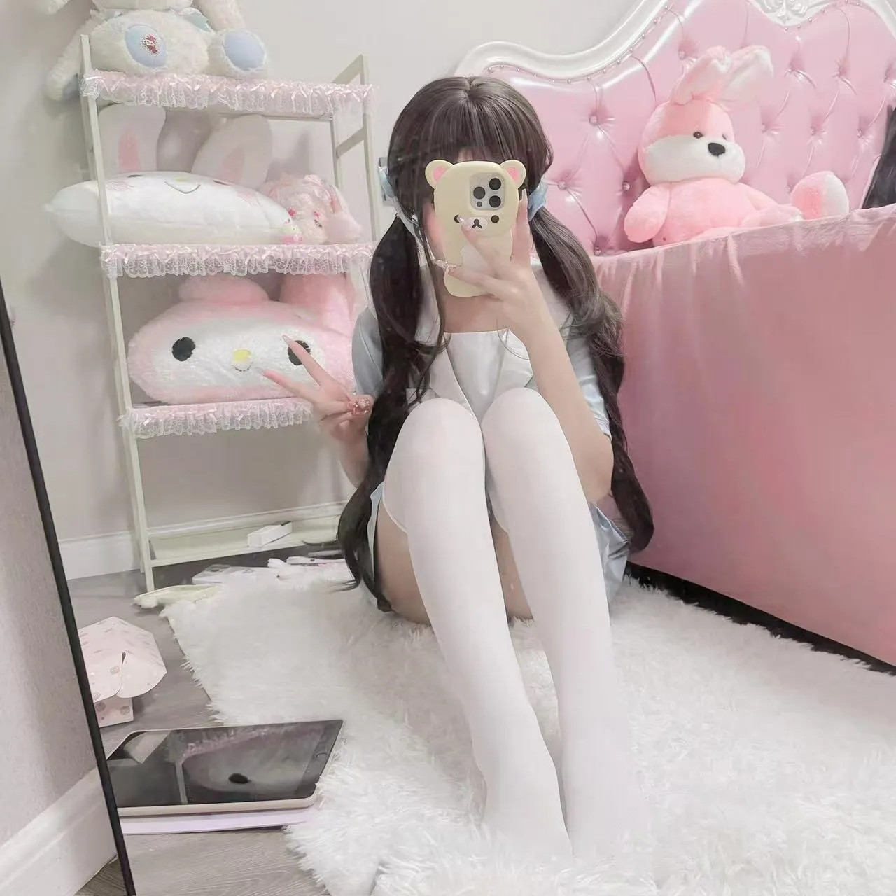 07丁柔 白小纯 紧致户型 双马尾萝莉 好评如潮 Gallery 5