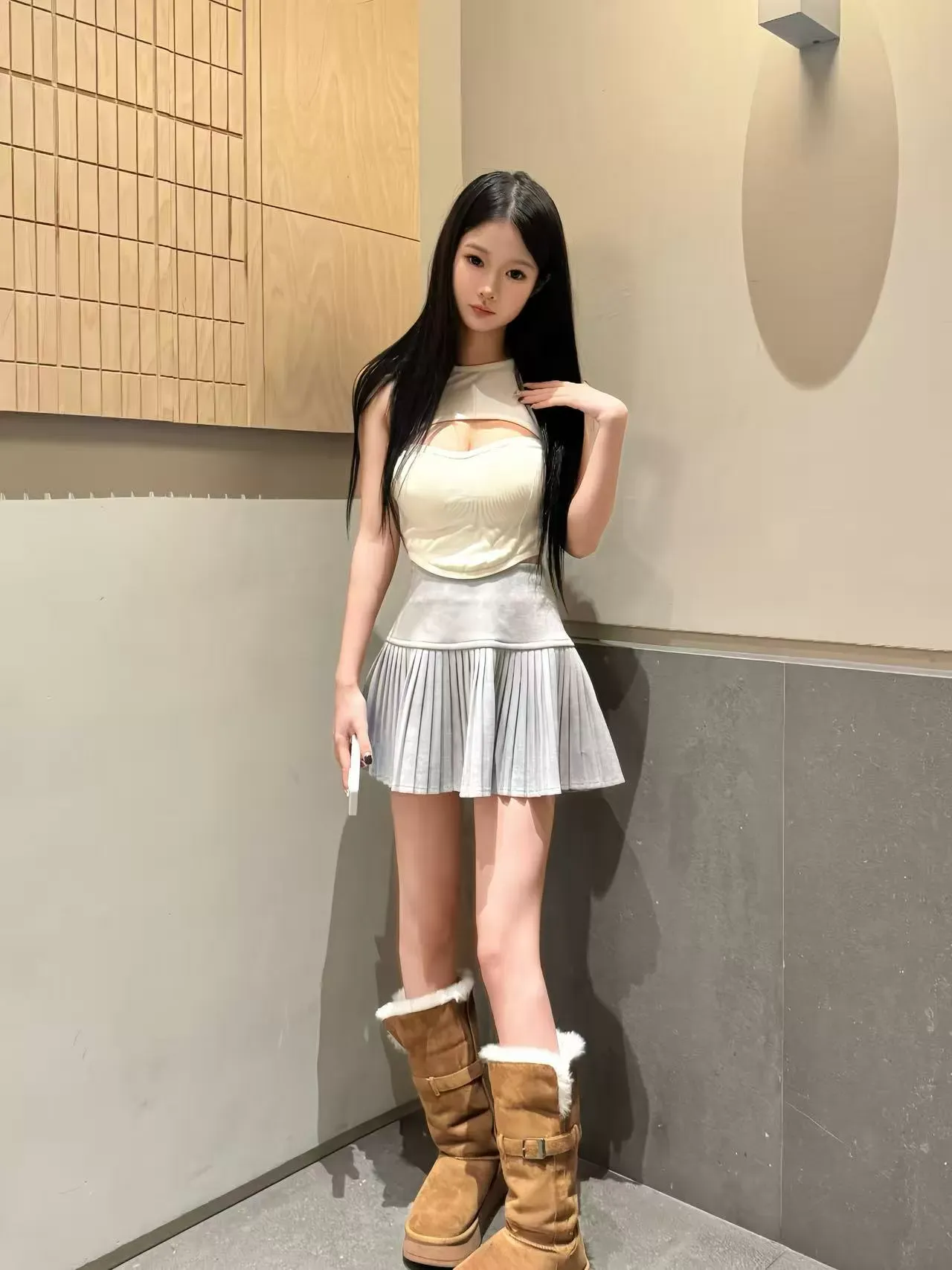 闵行果果18岁白幼瘦166🐻天然D细枝硕果 Gallery 3