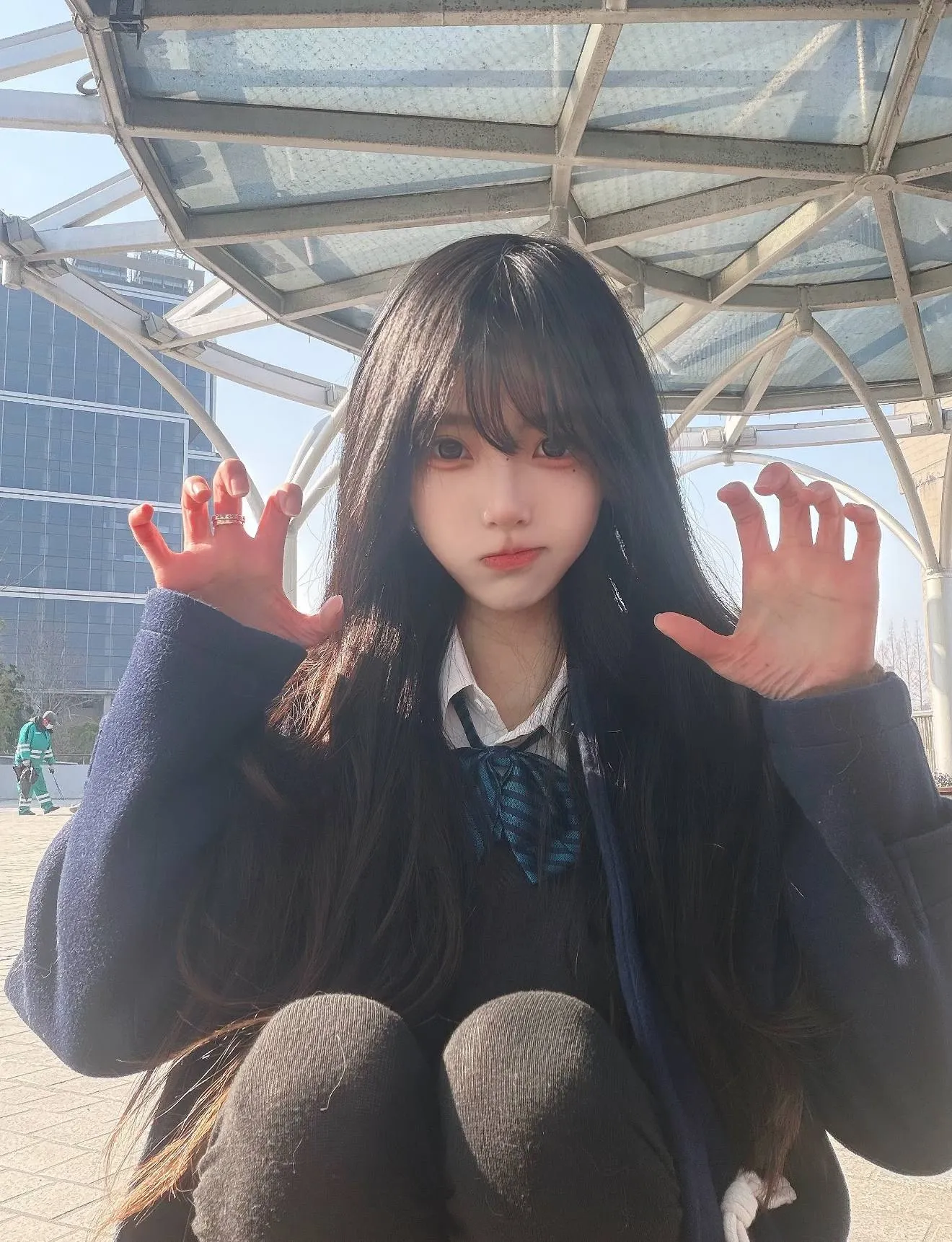 二次元JK骚纯白🐯「饱饱」喜欢叫爸爸 Gallery 3