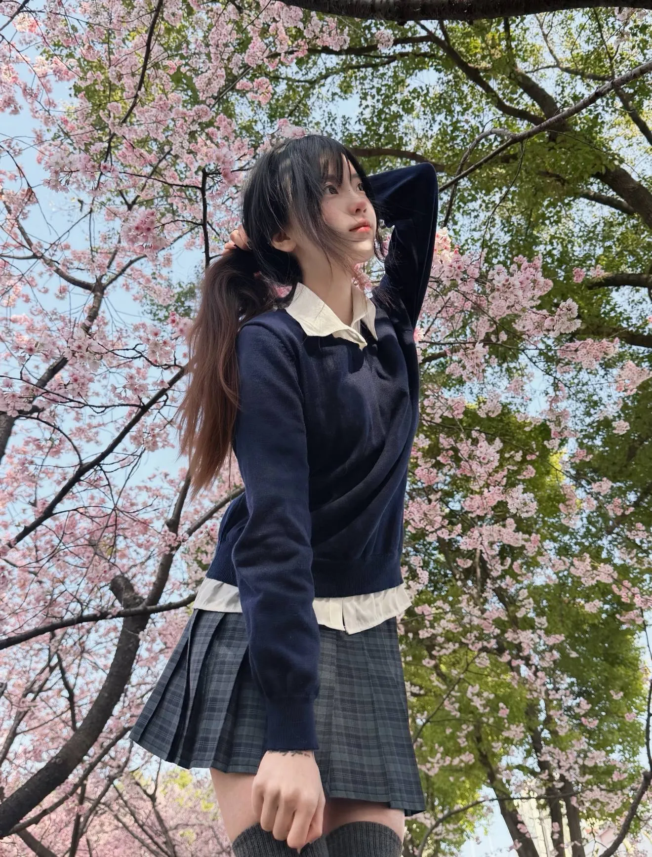 二次元JK骚纯白🐯「饱饱」喜欢叫爸爸 Gallery 5
