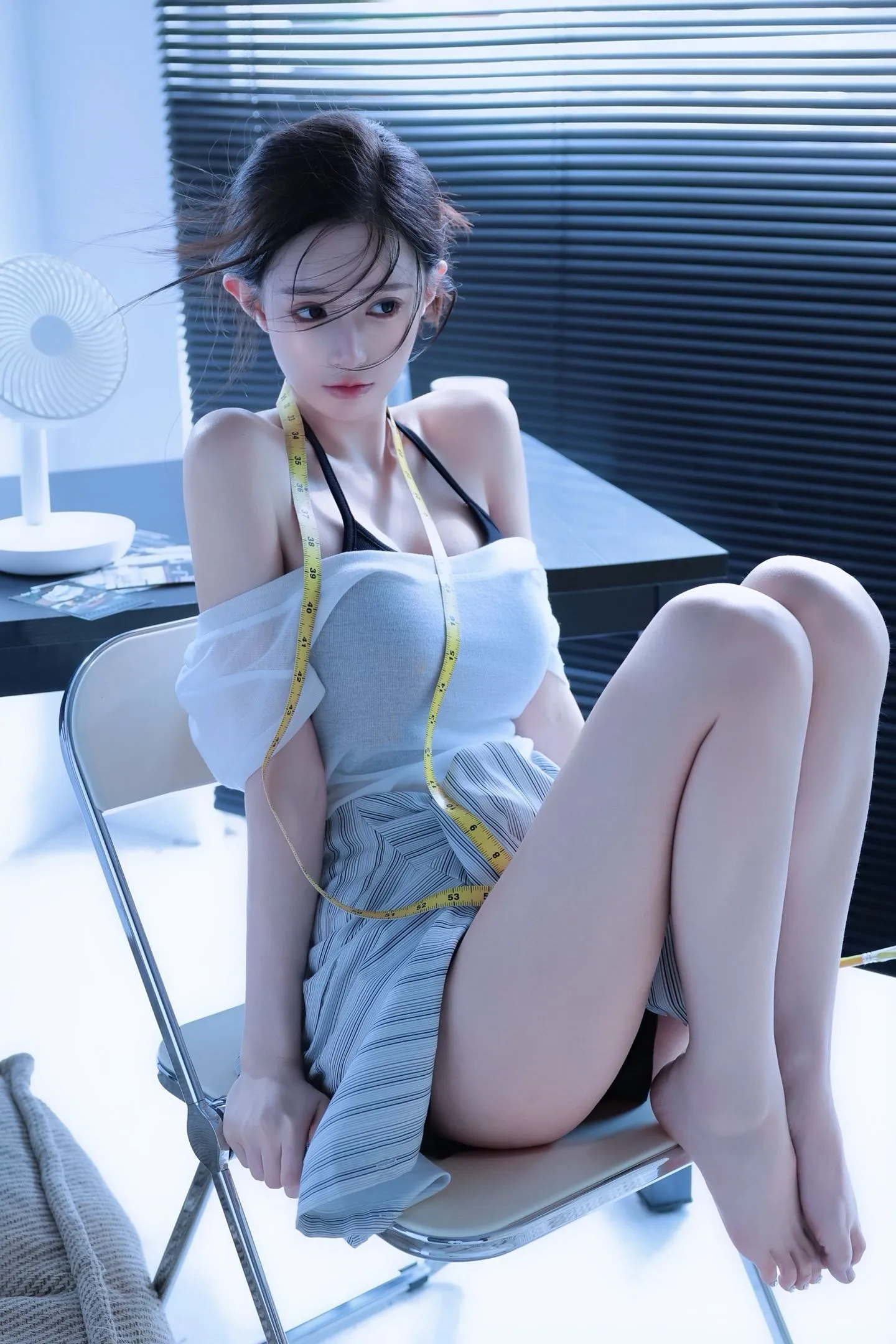 静安180E极品高级模特天鹅颈一字肩家三外五 Gallery 5