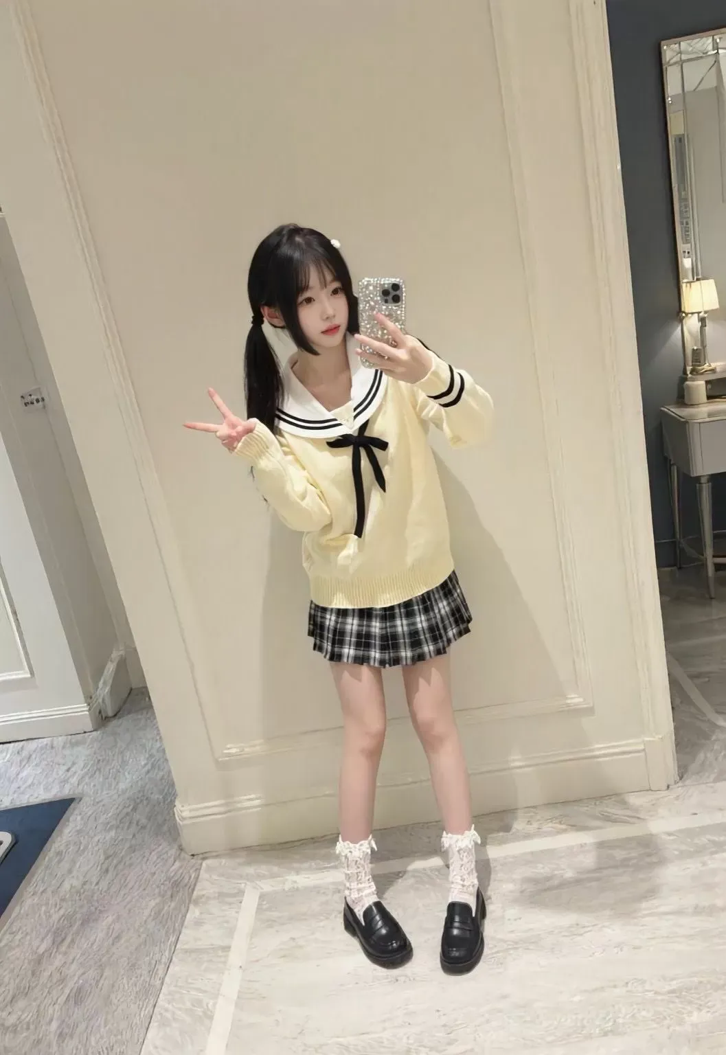 普陀166c白虎萝莉08在校生小蛮腰筷子腿 Gallery 7