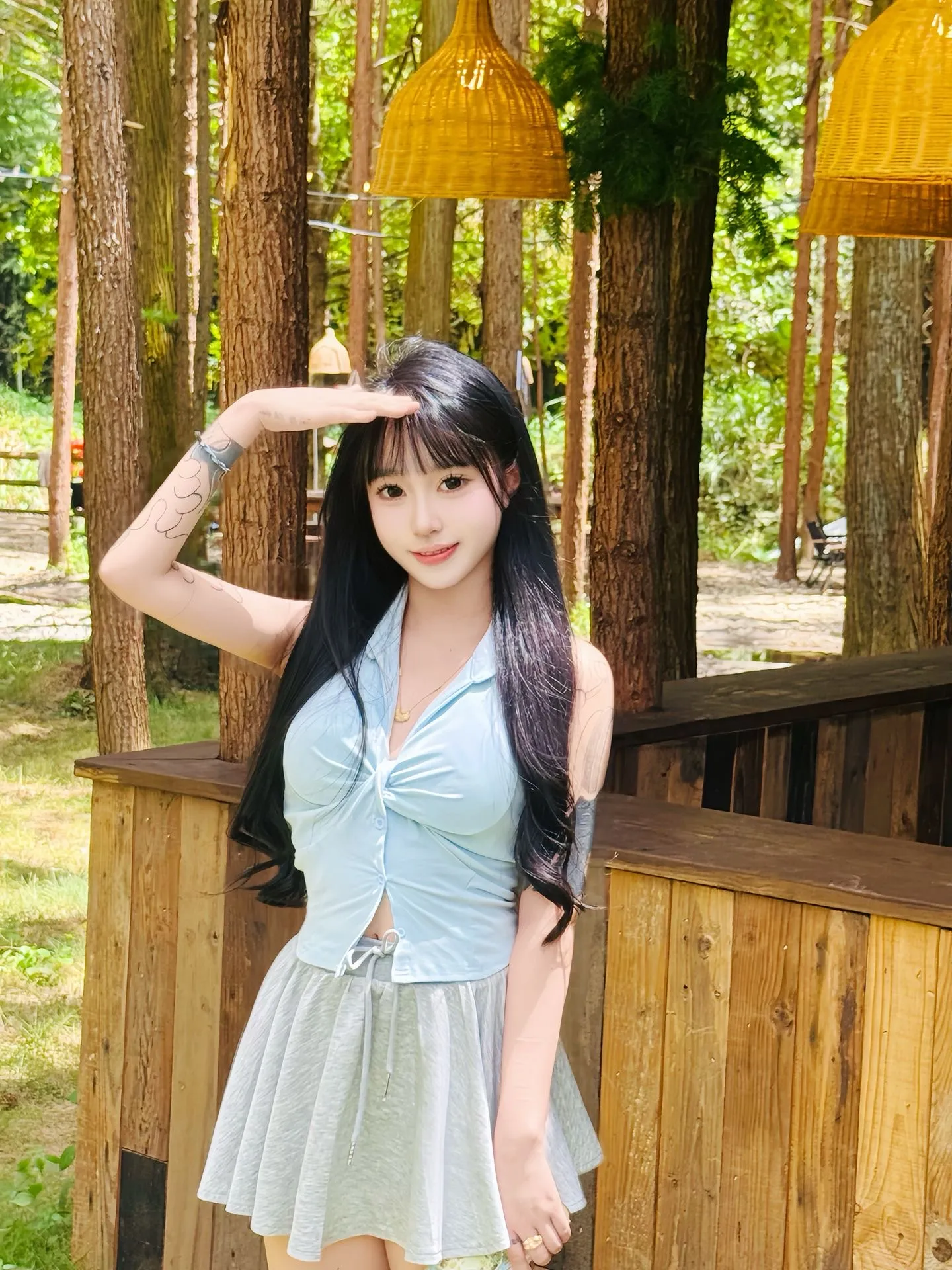 浦东 林雪 花臂小美女