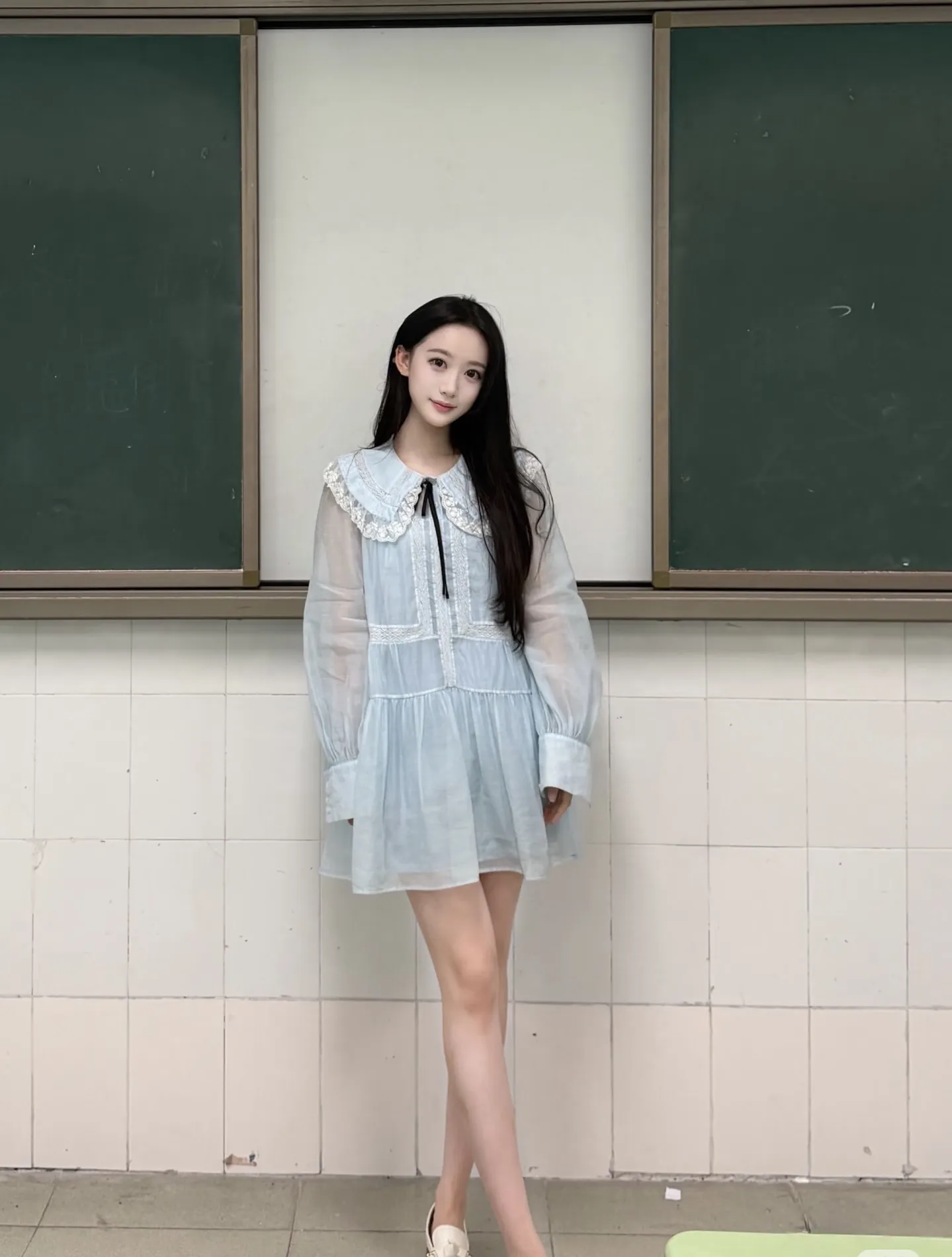 吴雨婷，实习教师刚下海温柔知性 Gallery 3