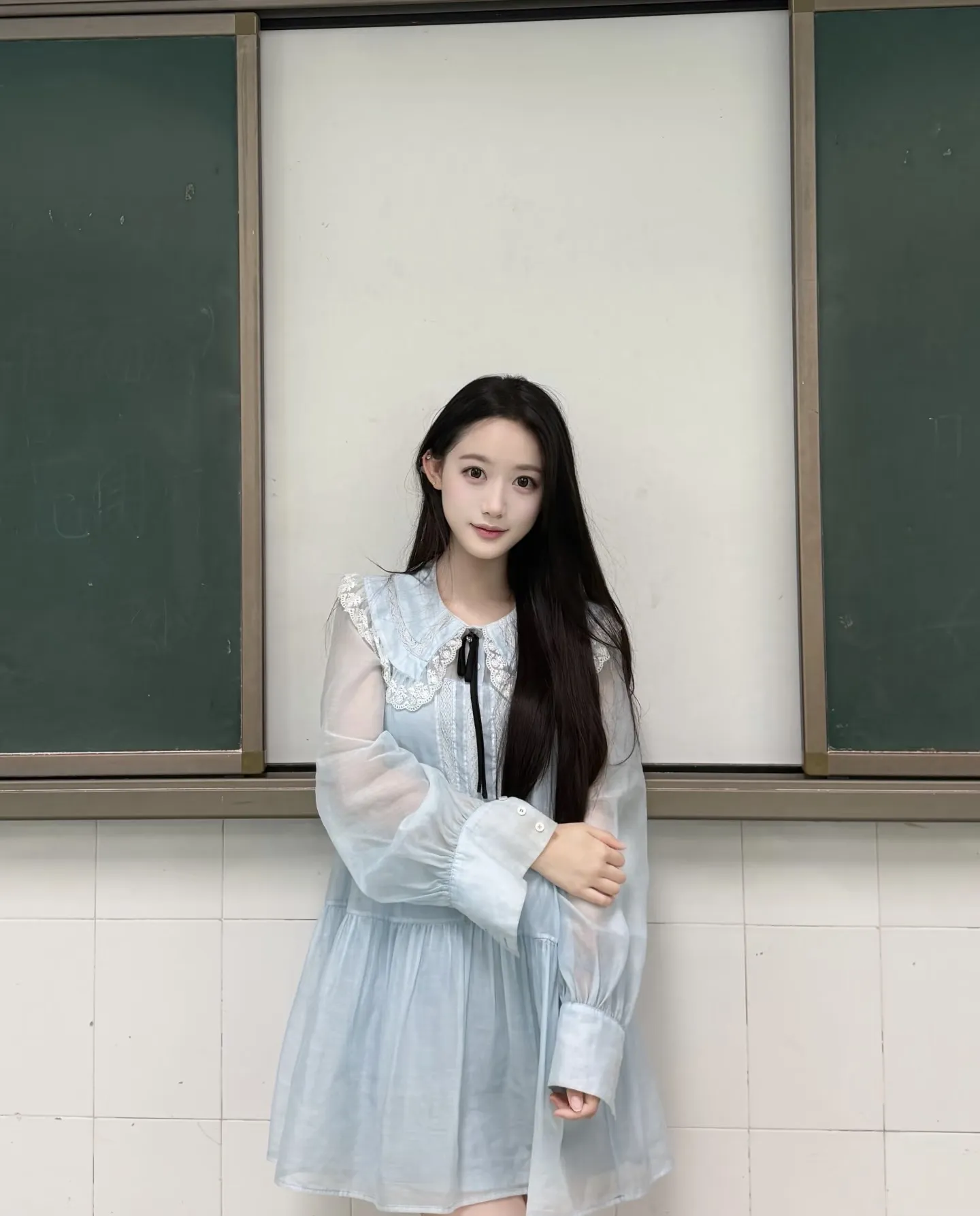 吴雨婷，实习教师刚下海温柔知性 Gallery 4