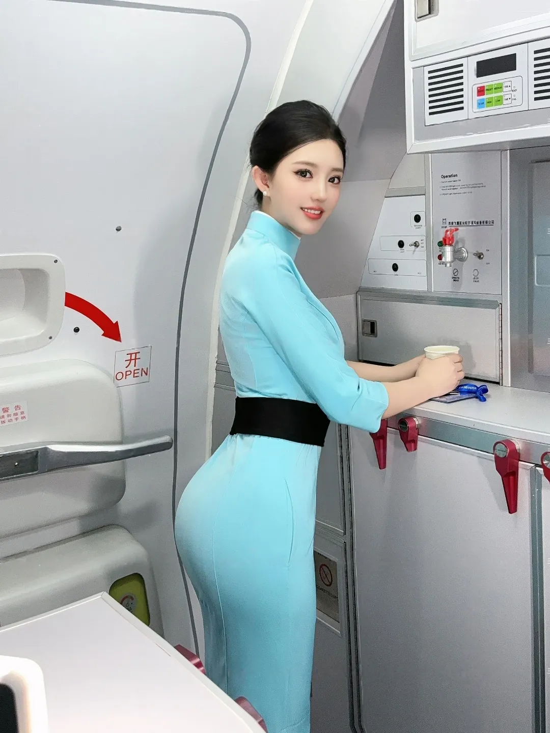 普陀极品在飞空姐艾微儿