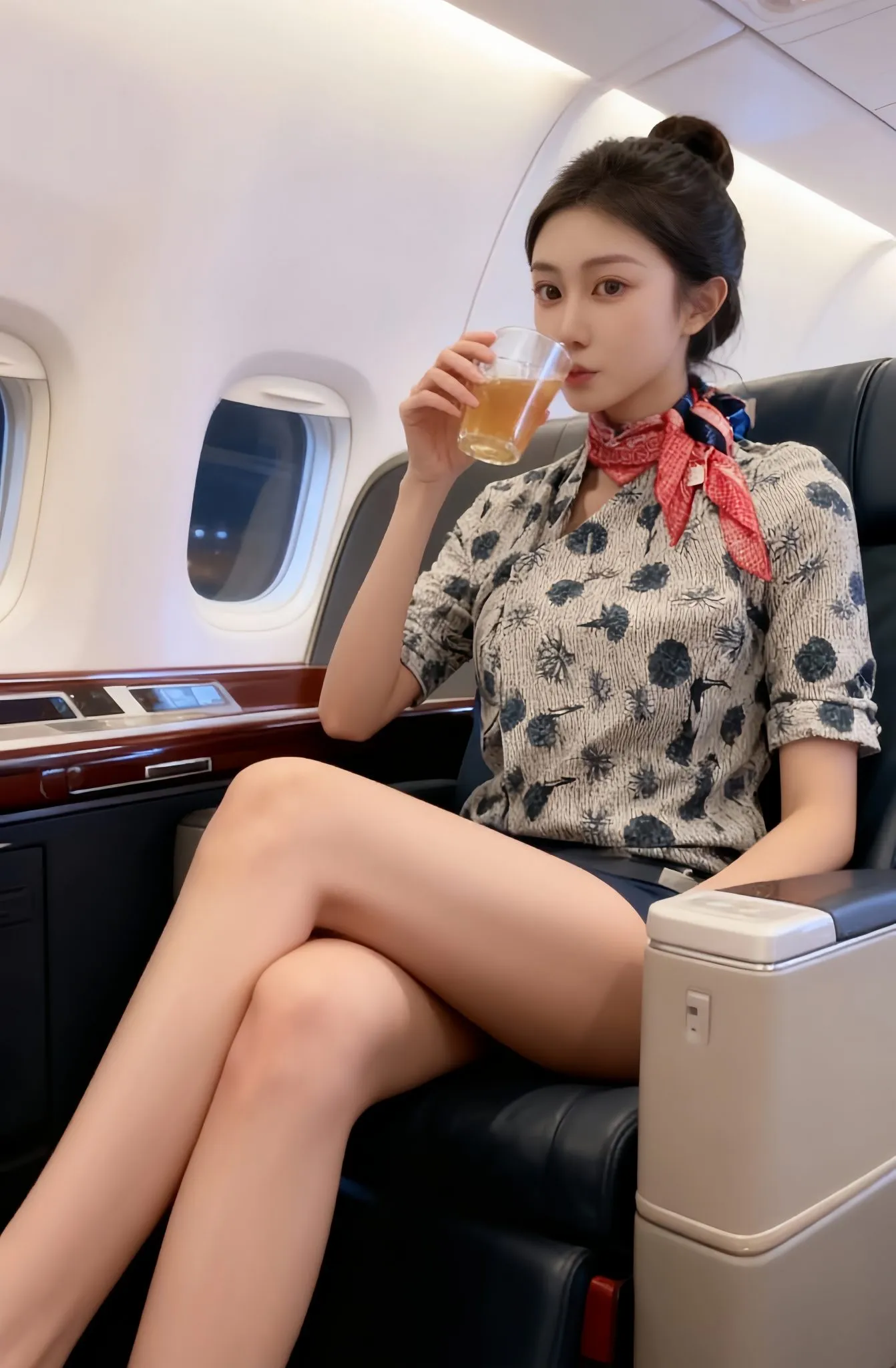 K1206F-美美 浦东研究生白虎海航空姐 172C Gallery 4