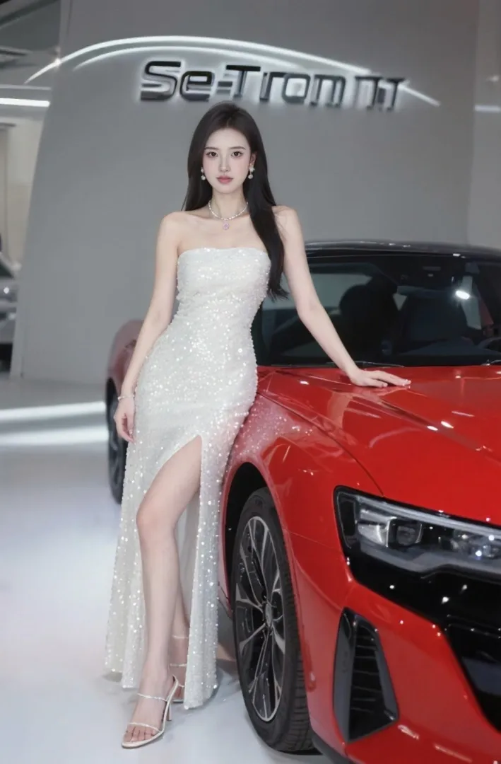 闵行车模,苗苗