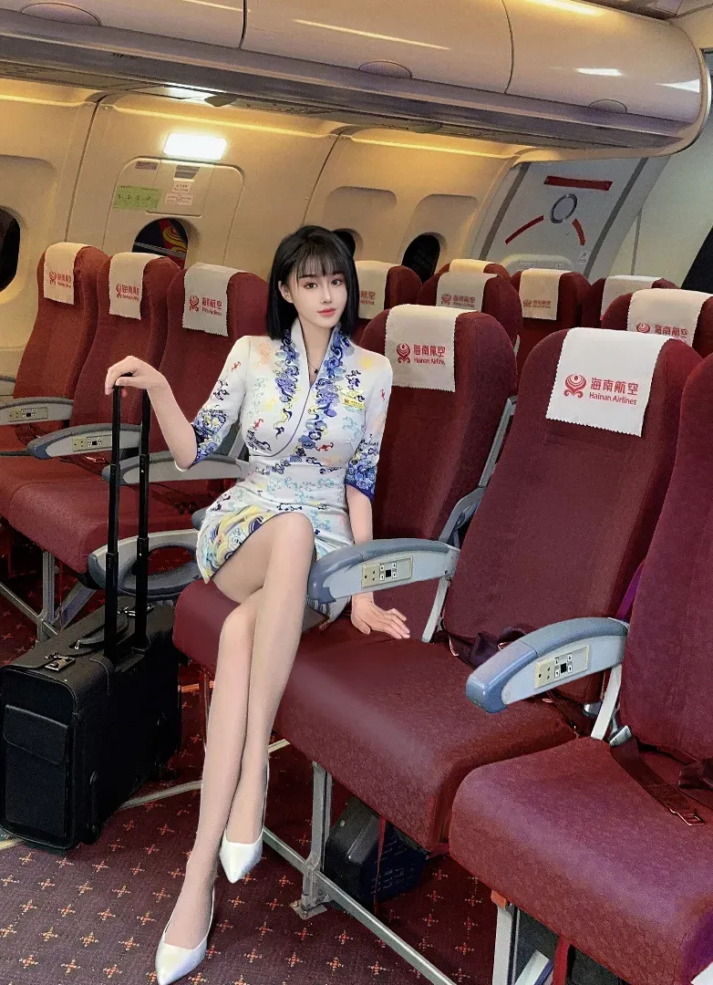 普陀172E短发御姐海南航空空姐 Gallery 4