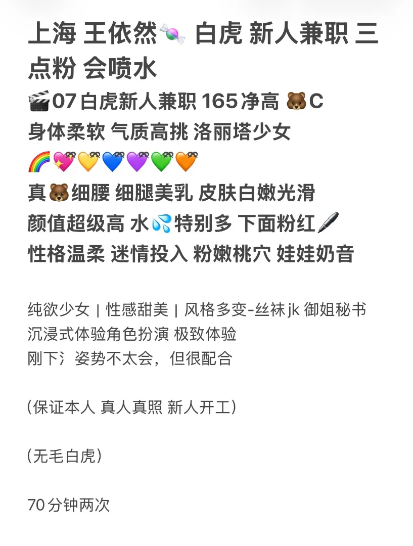 白虎三点分粉 王依然 新人兼职 Gallery 1