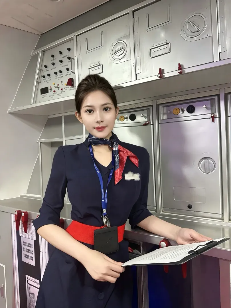 真实东方航空空姐兼职05✈️奚梦瑶裸高👠175 Gallery 5