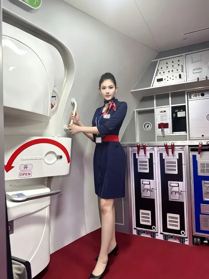 真实东方航空空姐兼职05✈️奚梦瑶裸高👠175 Gallery 4