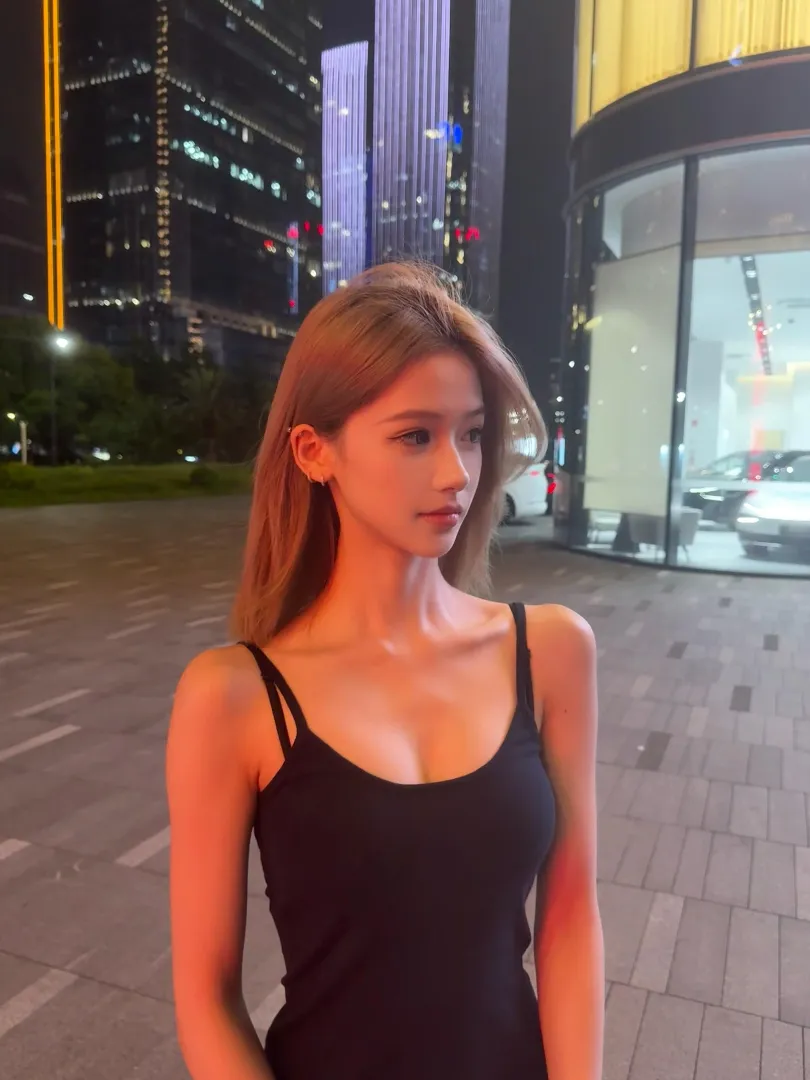 安娜，🔥混血儿非常可爱性感