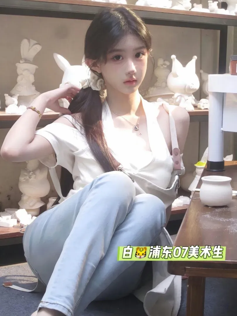 K4742-166 浦东极品白小纯美术生 166C.07 Gallery 7