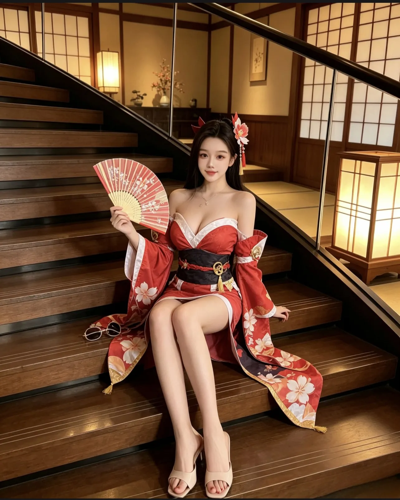 爆款高端极品中日🇯🇵混血🌈河北彩花💕 Gallery 5