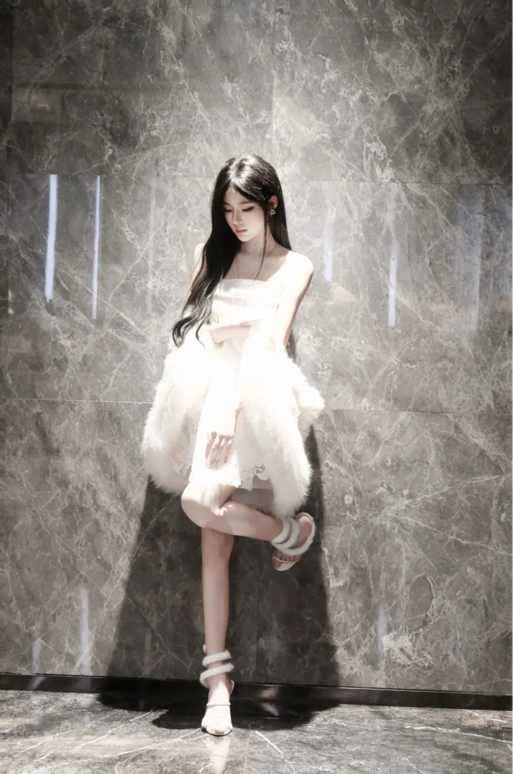 Y4136-妍妍浦东硬五极品纯欲筷子腿 갤러리 6