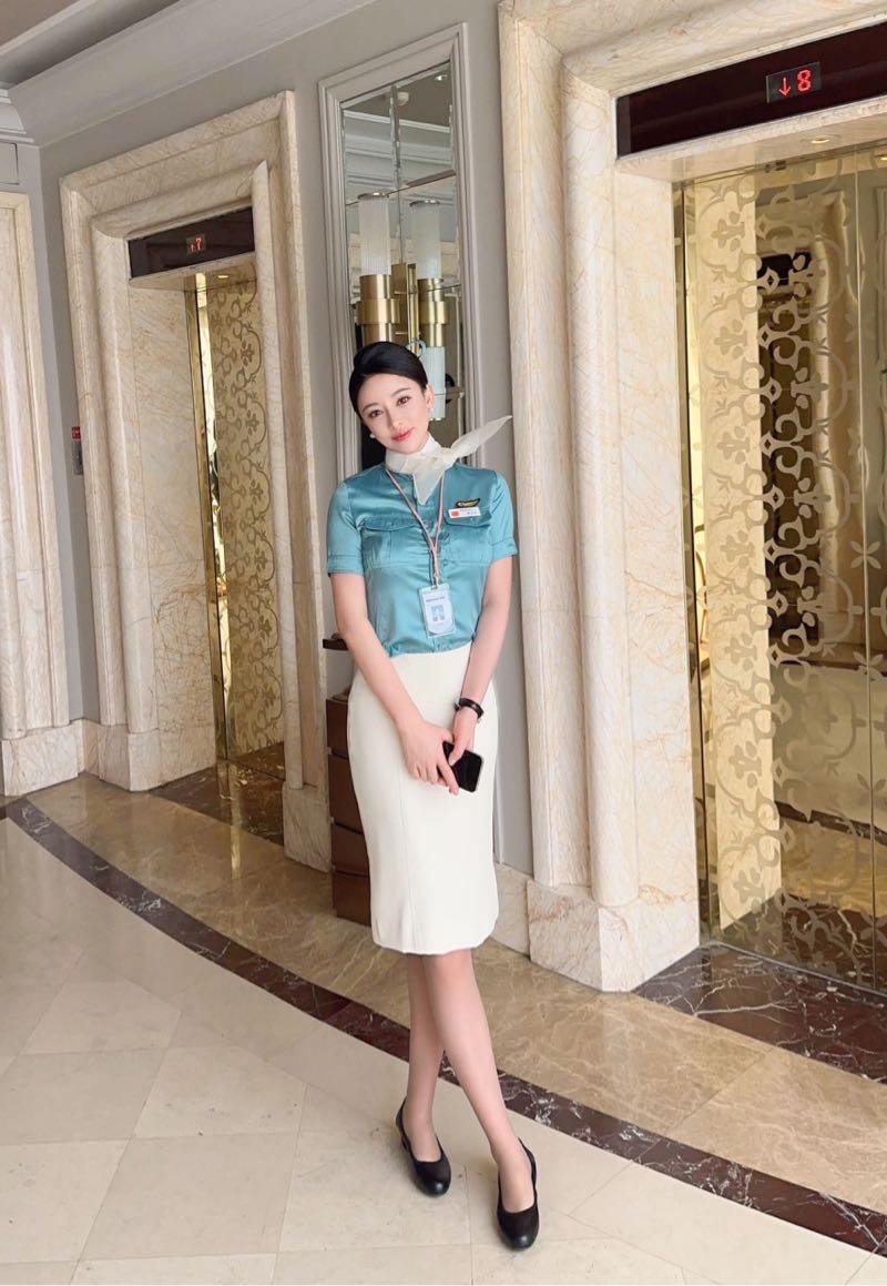 Y3868G-172空姐 浦东大韩航空乘务长 172D Gallery 4