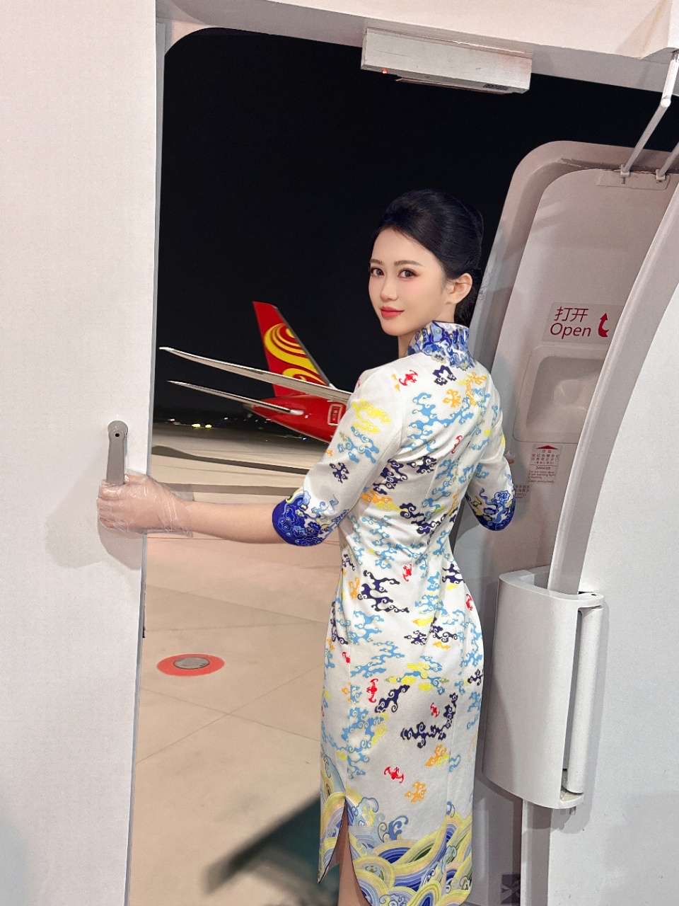 Y276A-关关普陀海航空姐176C Gallery 2