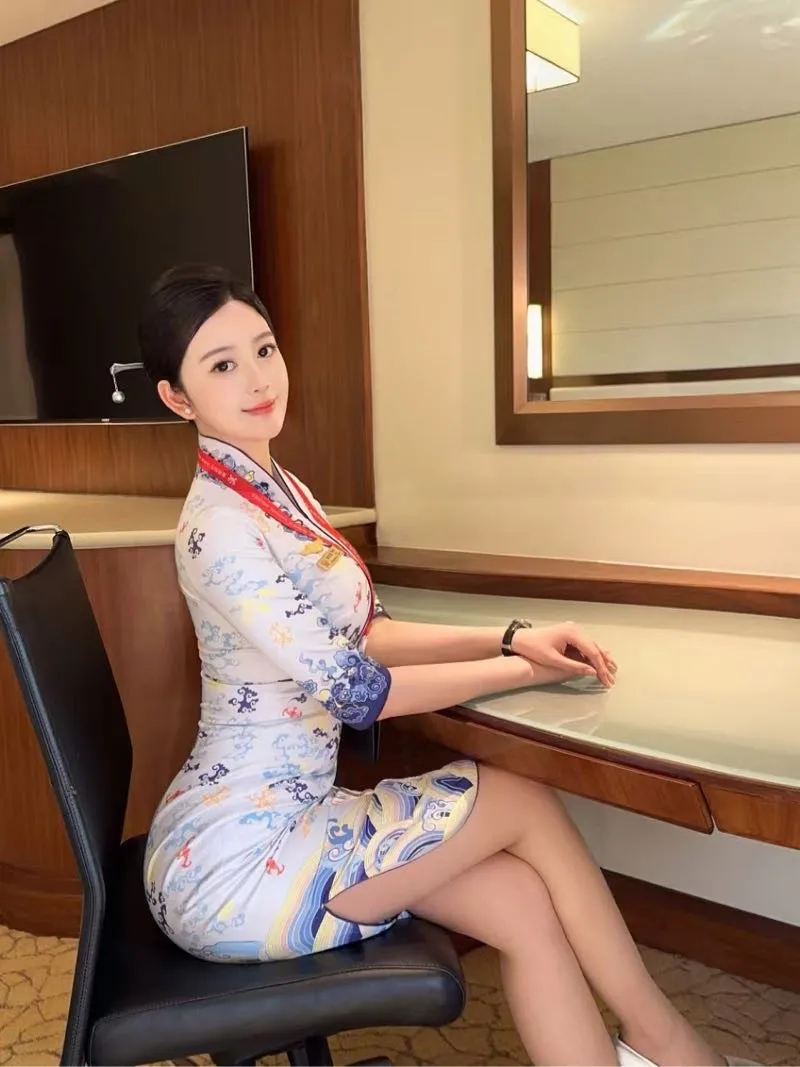 Y418M-175 浦东海航空姐高大白御姐 Gallery 1