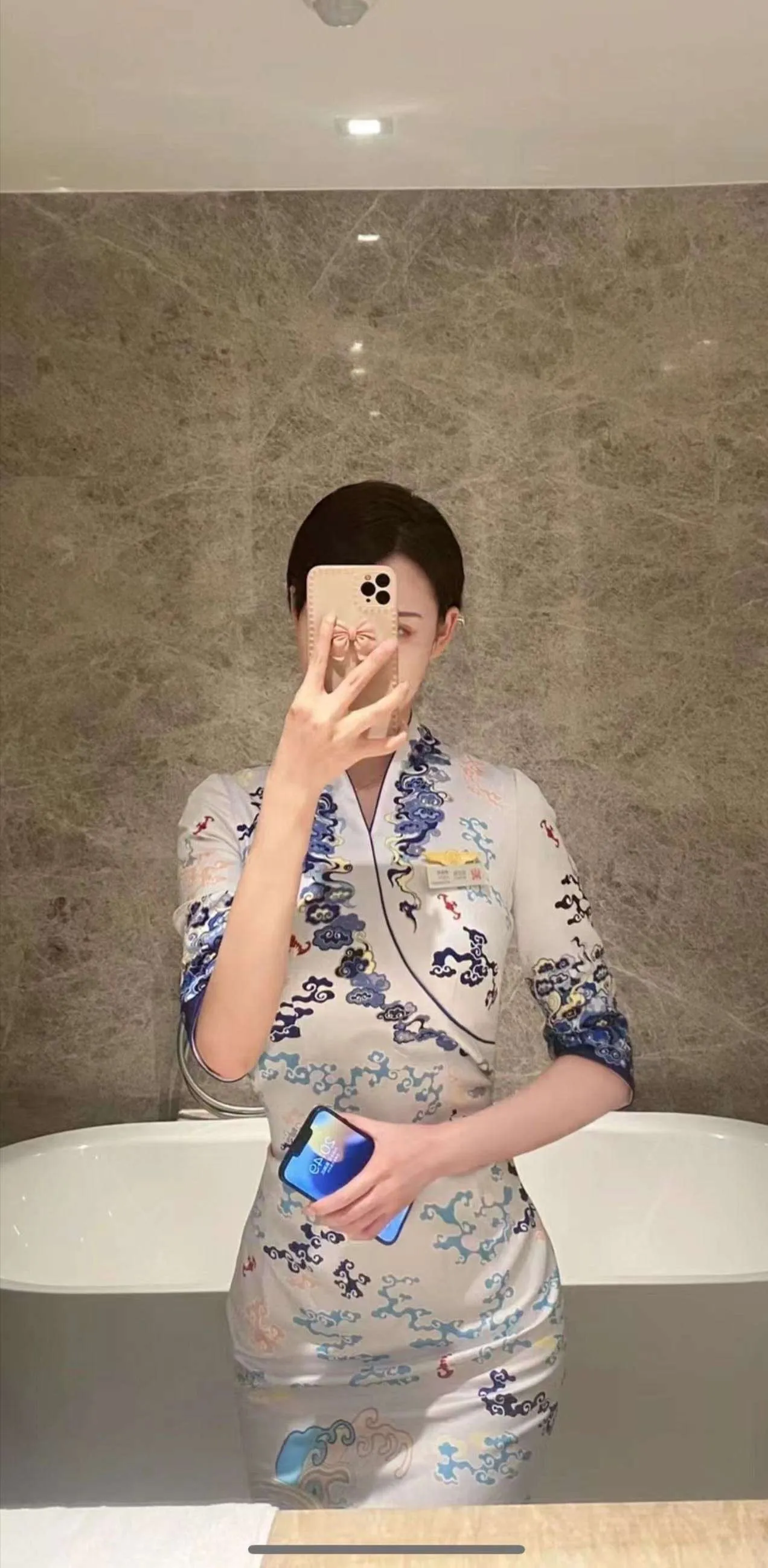 松江空姐晶晶 短开嫩妹