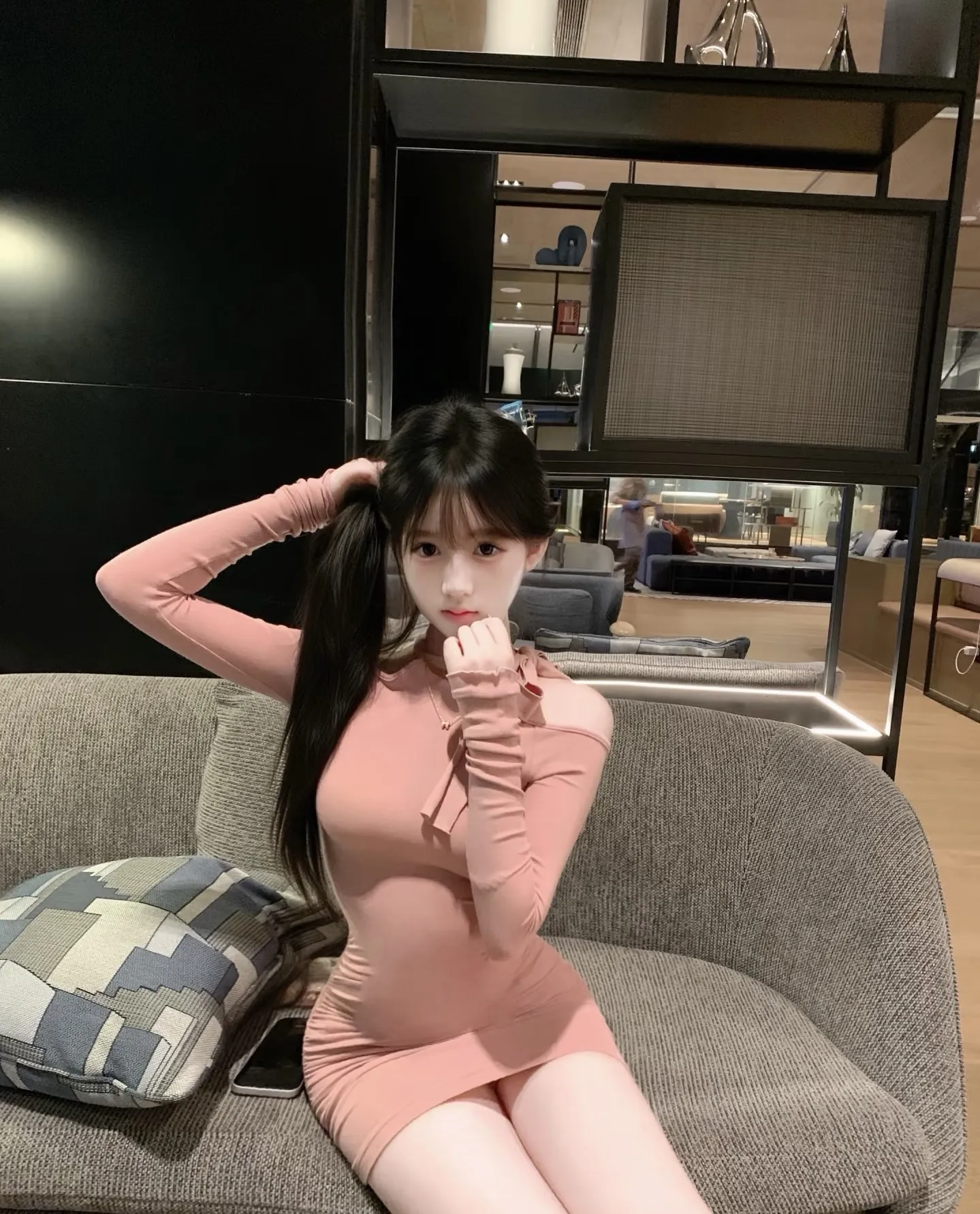 极致反差 沈小倩 全身雪白