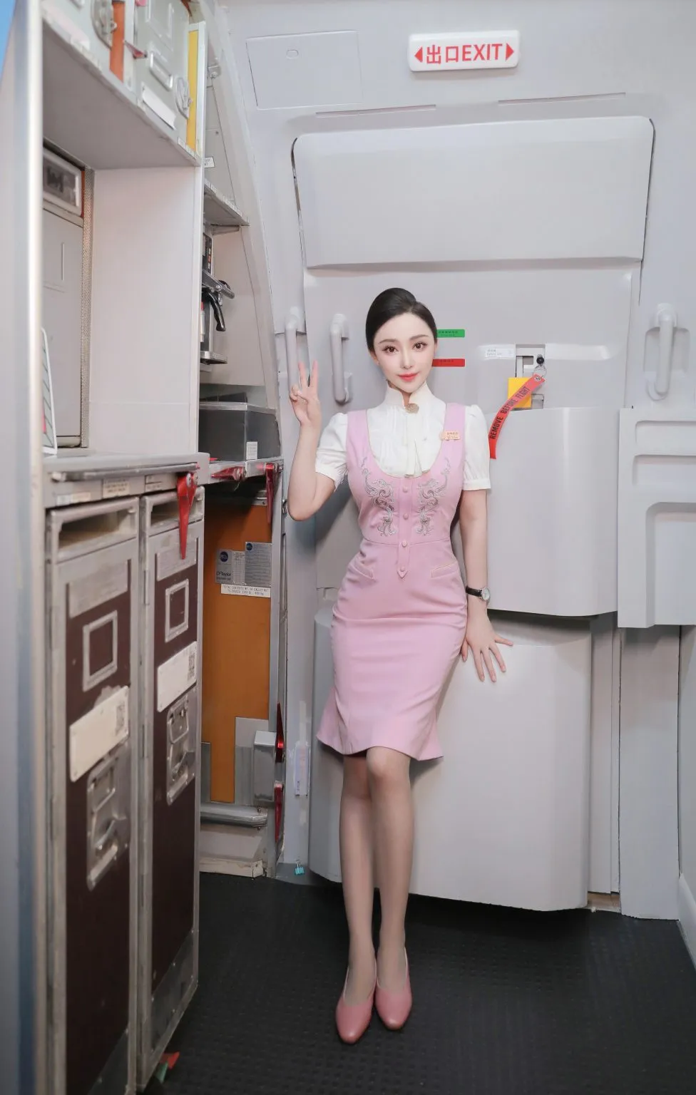 Y2601 浦东吉祥航空空姐可莞式 ギャラリー 3