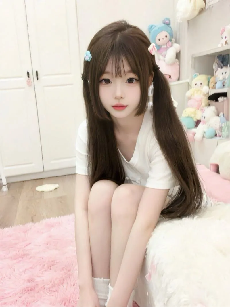 新人白虎女孩 月月