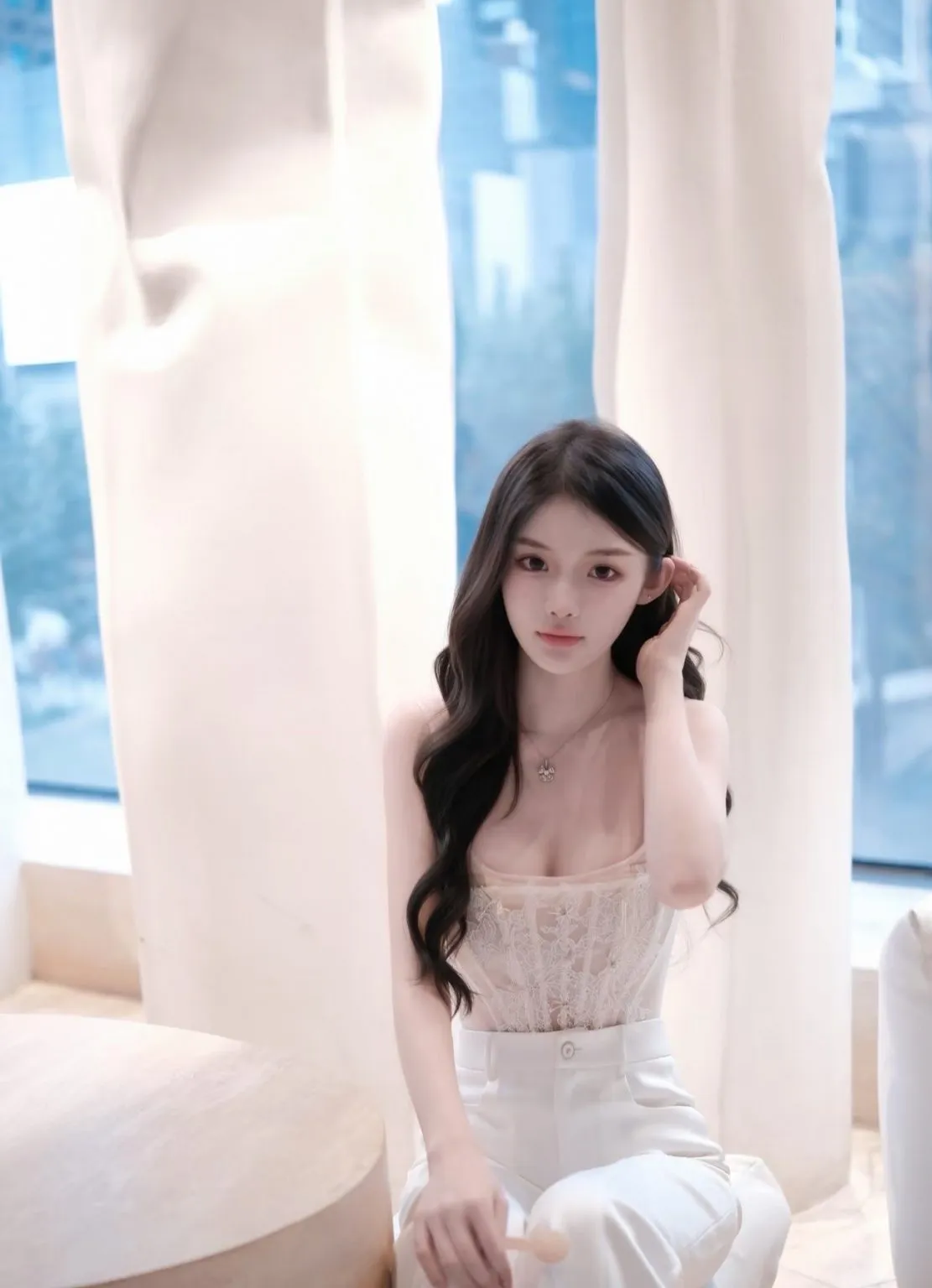 Y4557-笑笑 浦东纯欲甜美筷子腿 Gallery 6