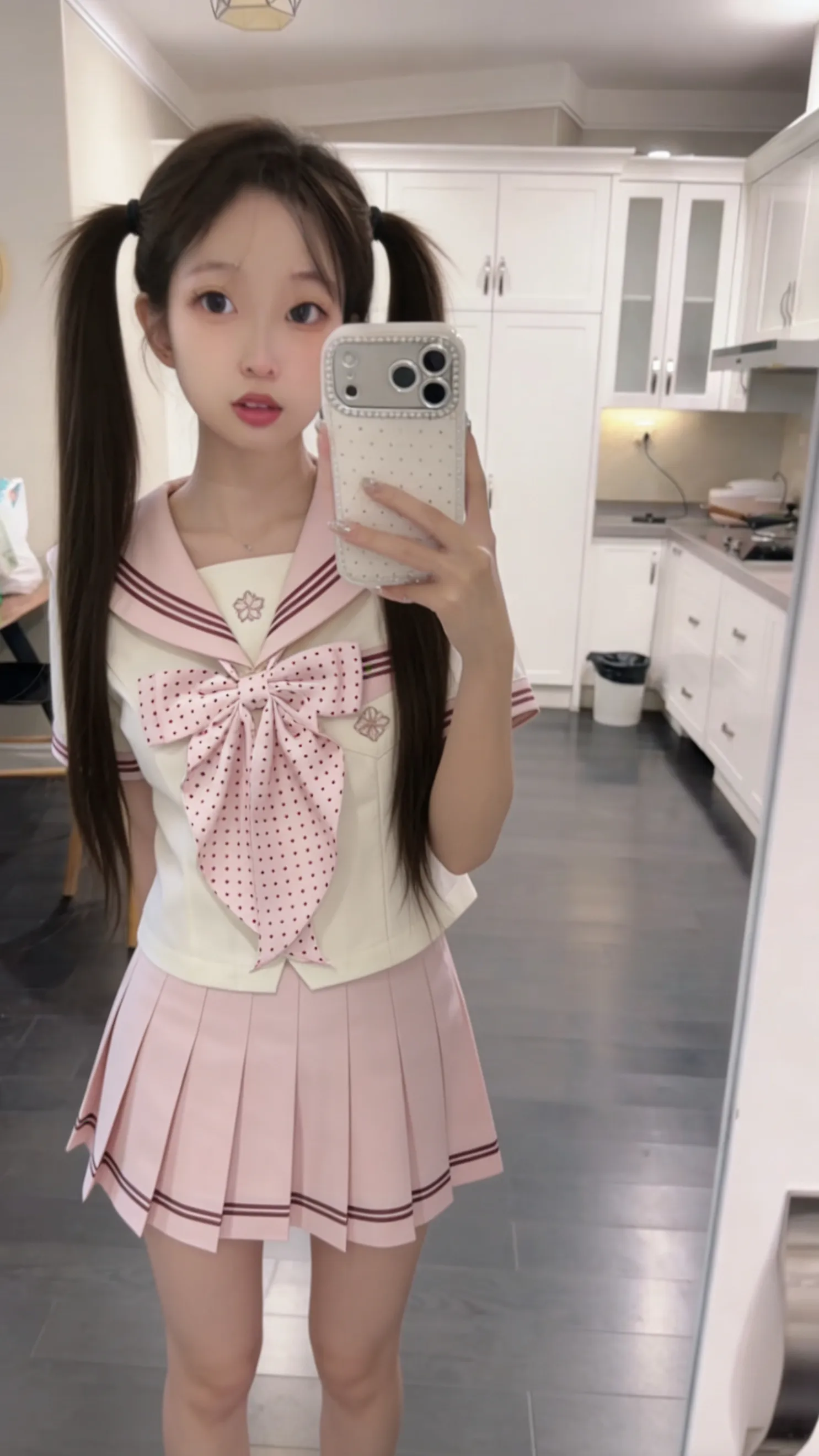 静安07嫩妹青春少女感萝莉萌萌🍏（双飞姐妹一甜） Gallery 4