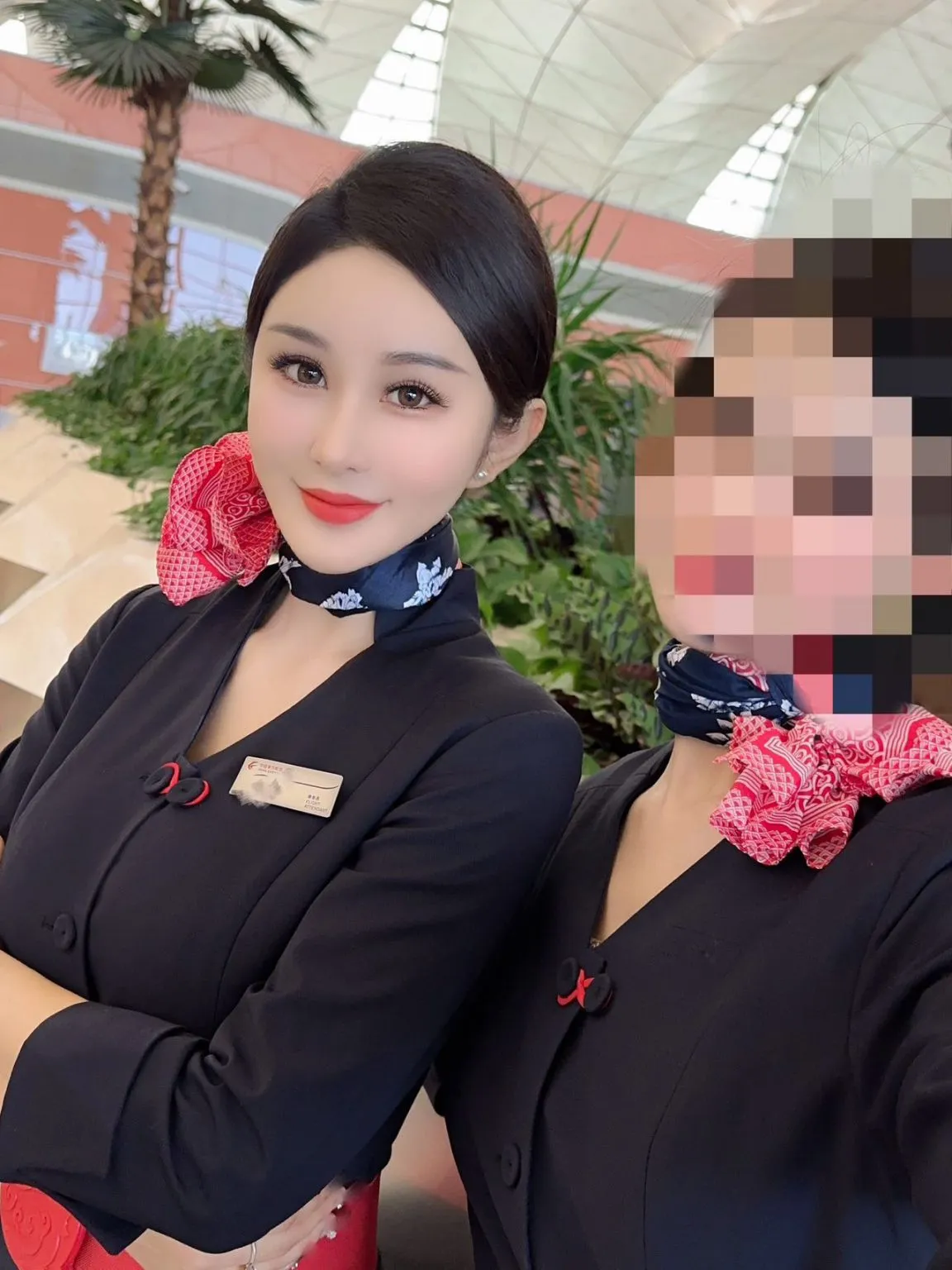 Y4404A-空姐 浦东硬五东航空姐 畫廊 5