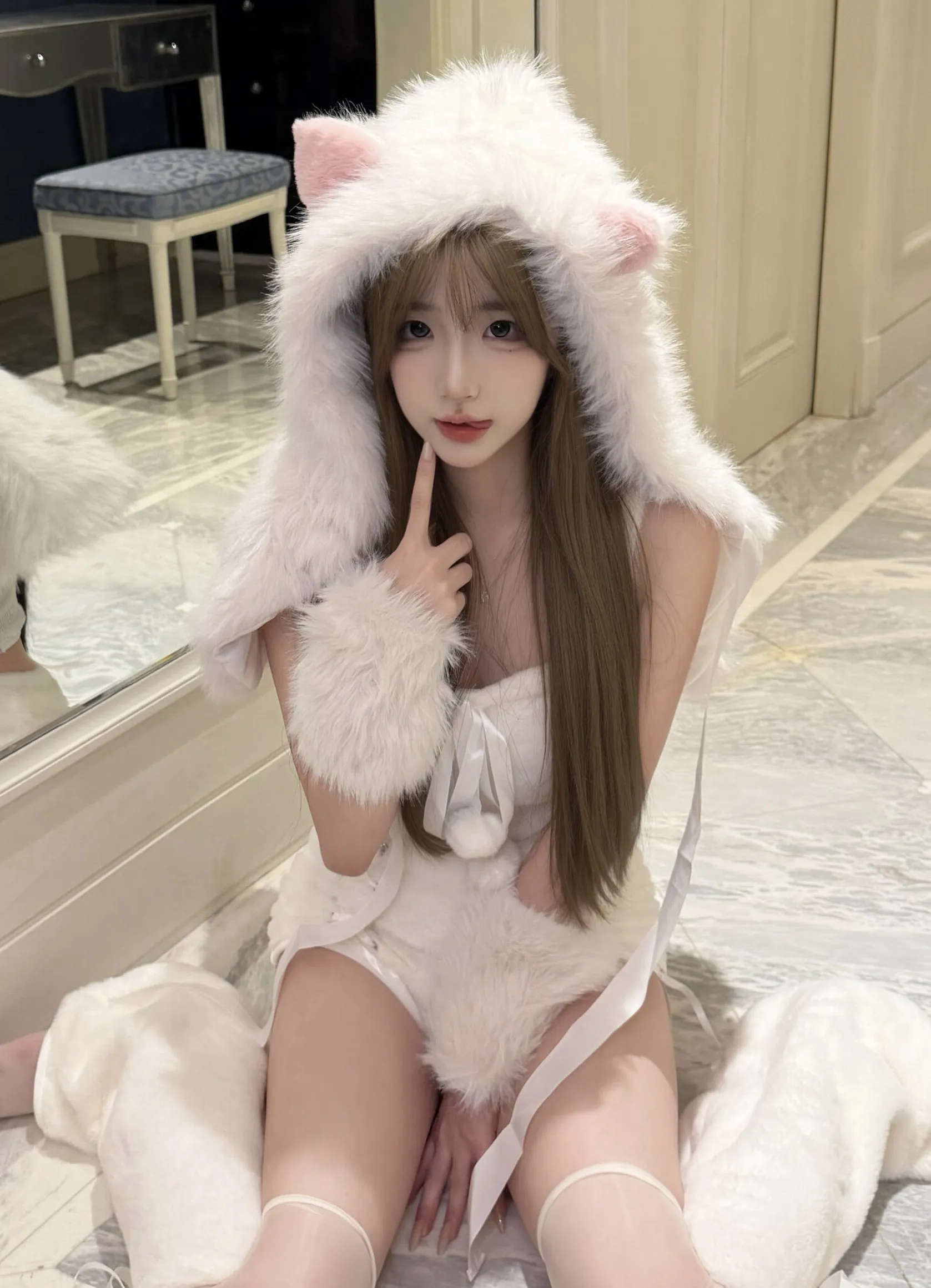 08纯欲幼齿萝莉-书欣（可边做边拍）