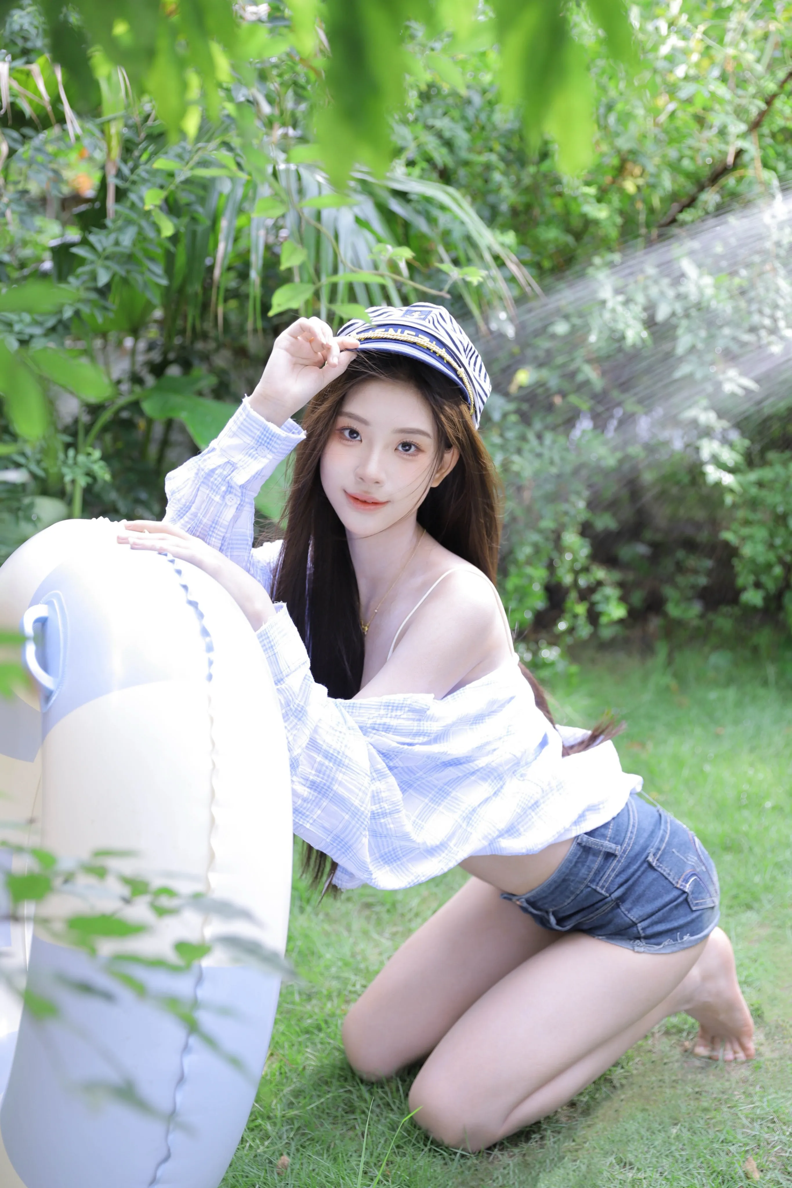 在校清纯女大「柚子」长腿无纹身 外纯内骚💕 Gallery 6