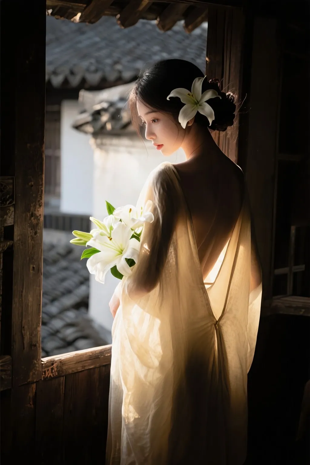 普陀清妍  古风小美女