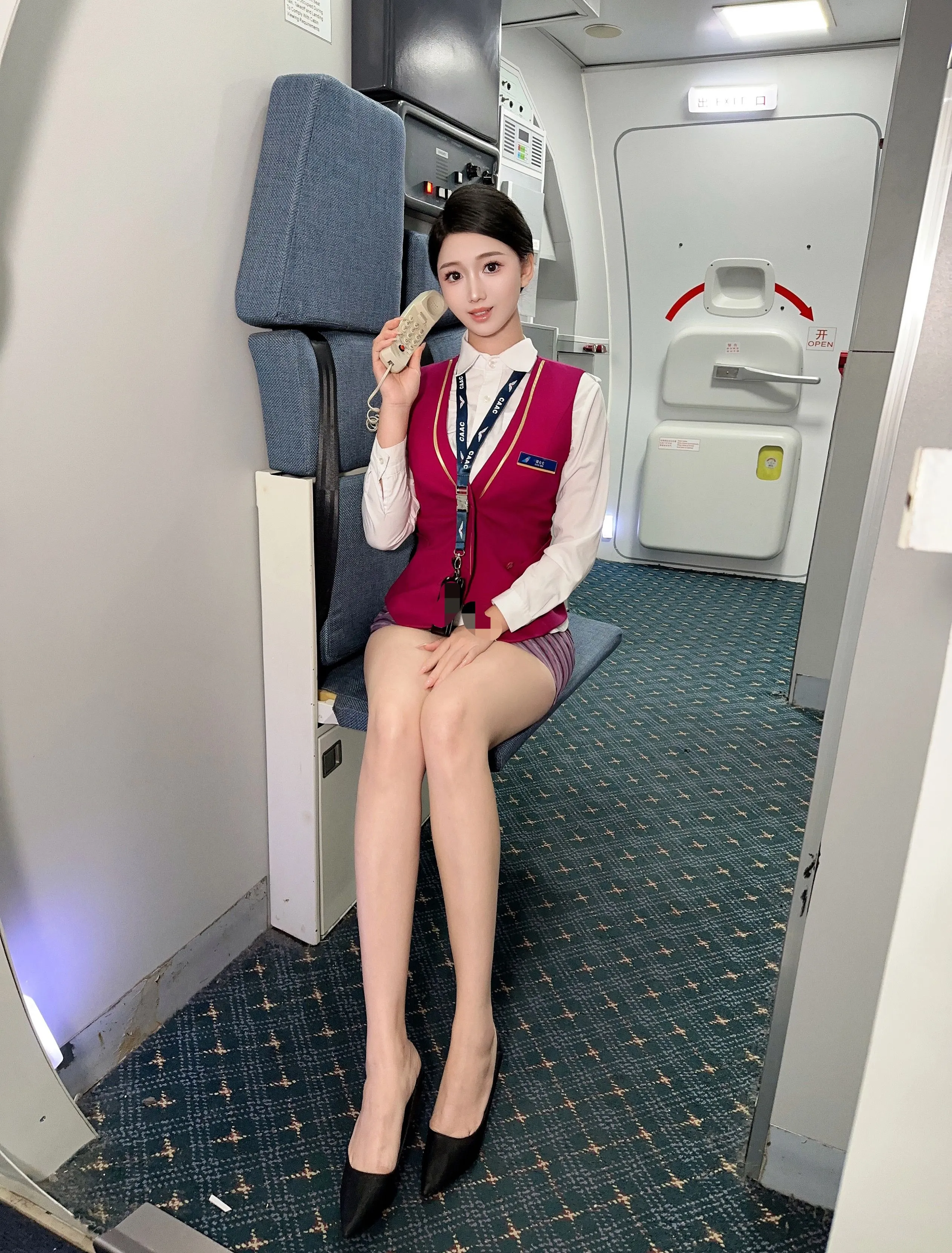 普陀彤小余 东方航空在飞 真实空姐