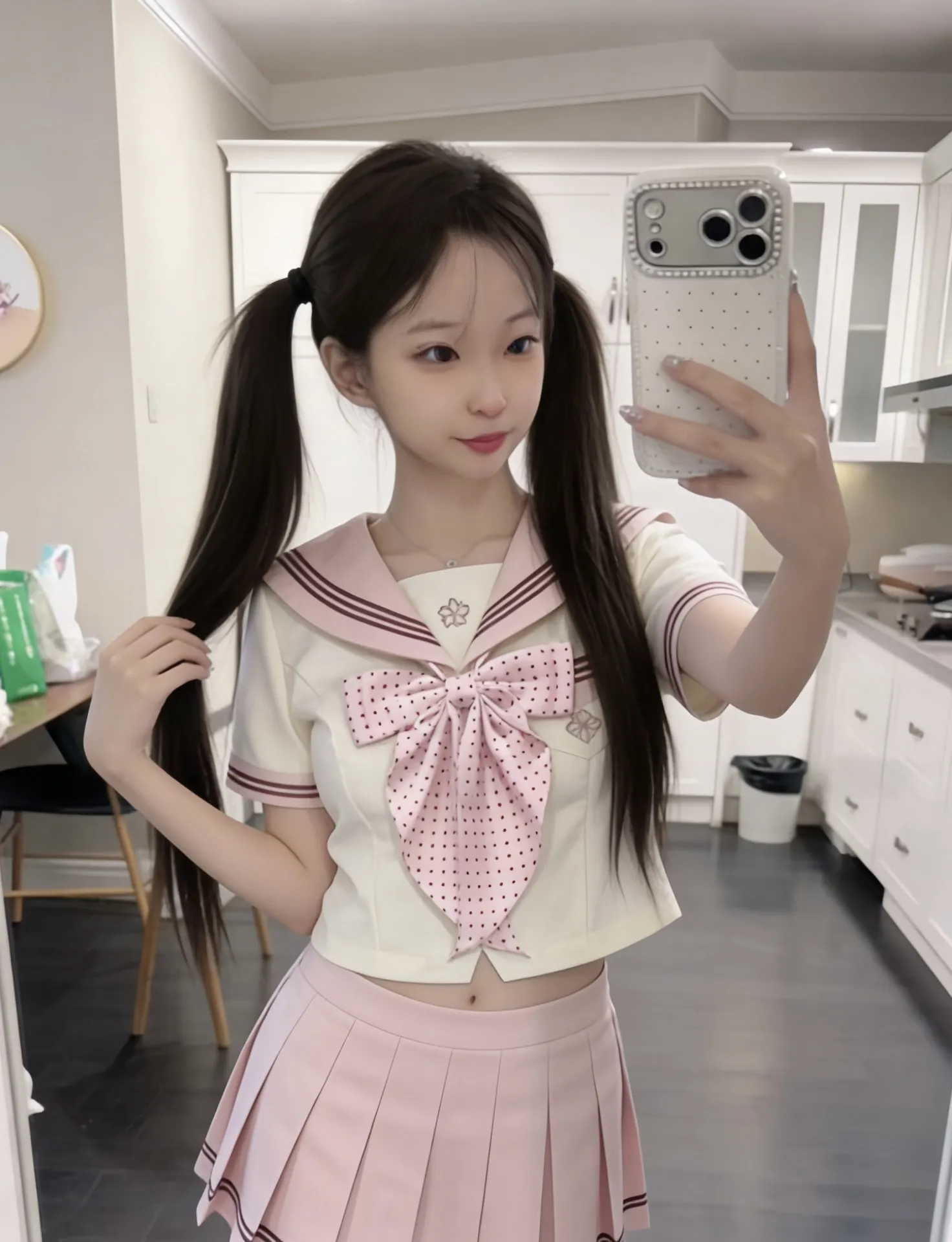 静安07嫩妹青春少女感萝莉萌萌🍏（双飞姐妹一甜）