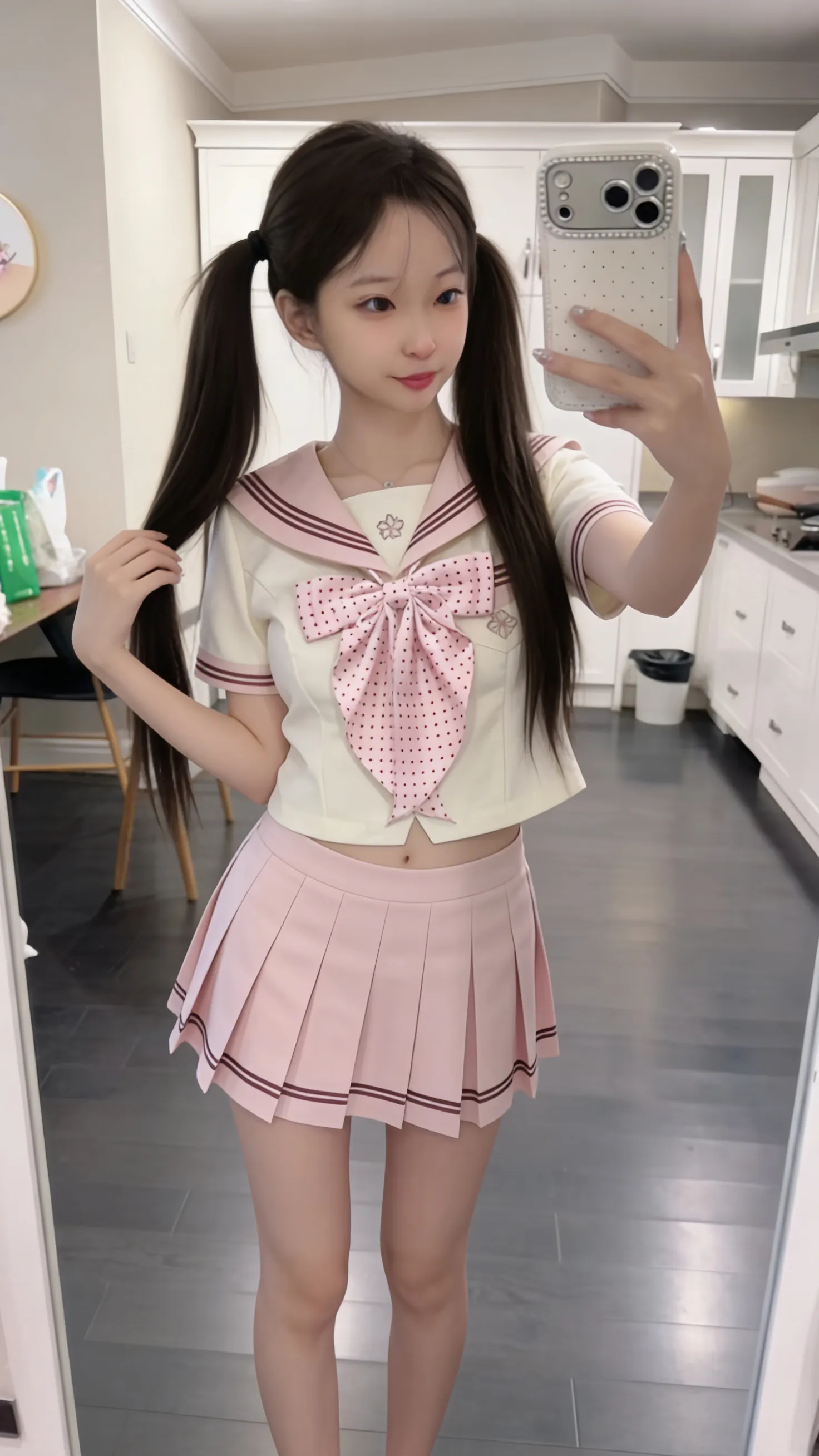 静安07嫩妹青春少女感萝莉萌萌🍏（双飞姐妹一甜） Gallery 1