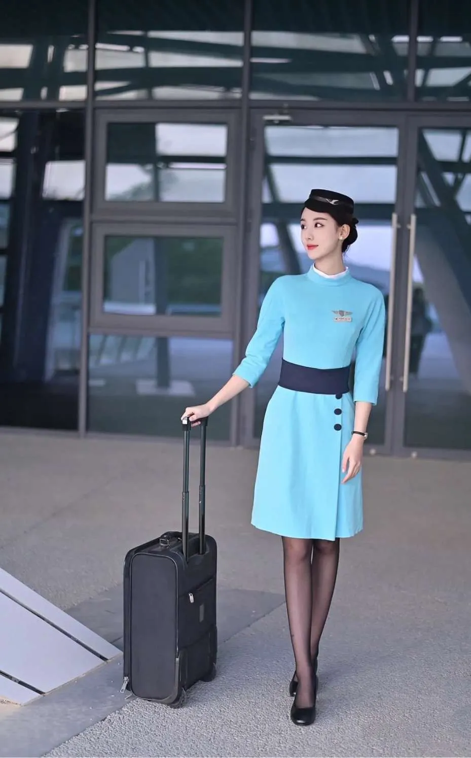 JA202静安🦜清纯气质厦航空姐 Gallery 1