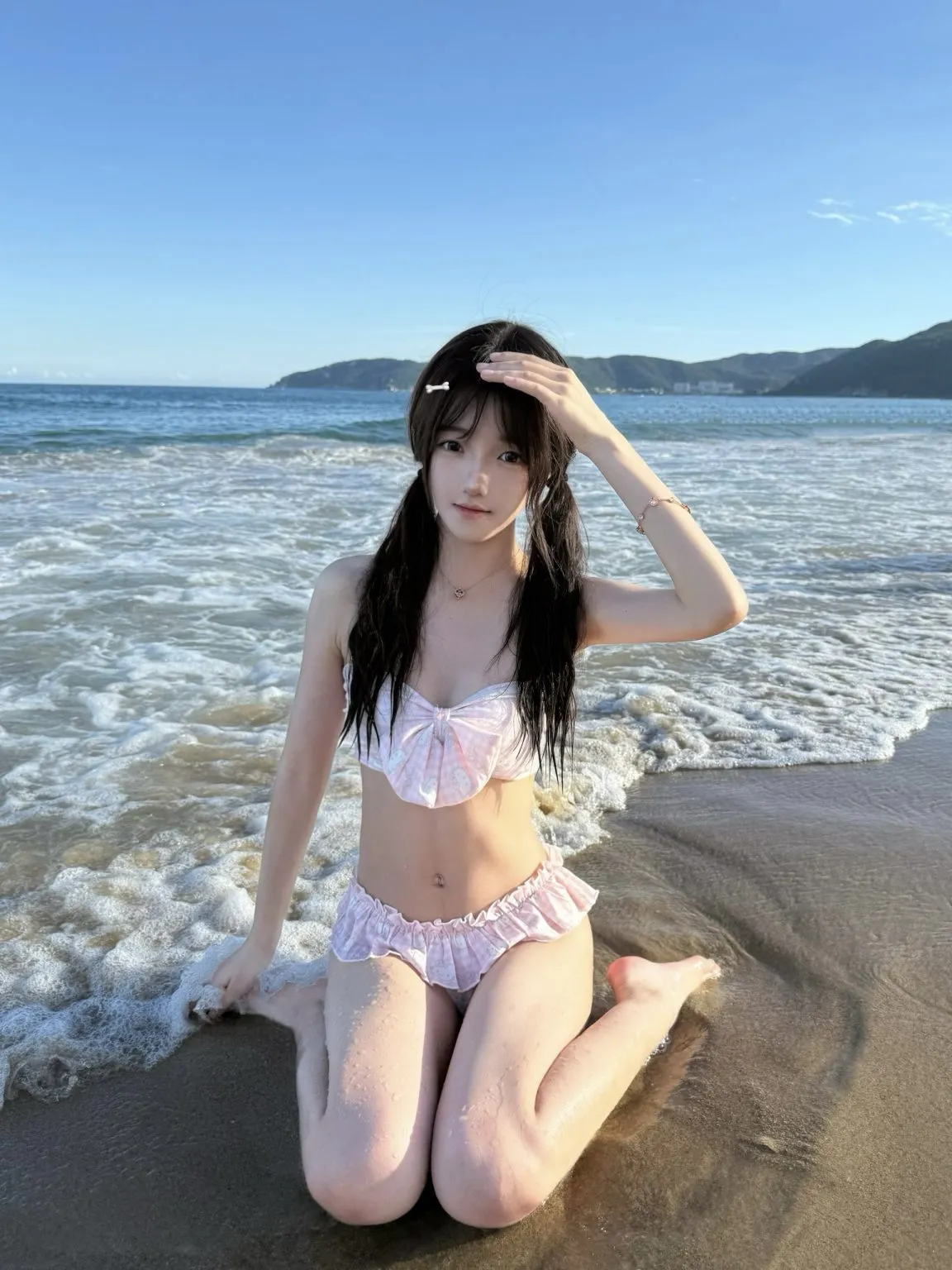 Y929-九九 普陀白又瘦萝莉