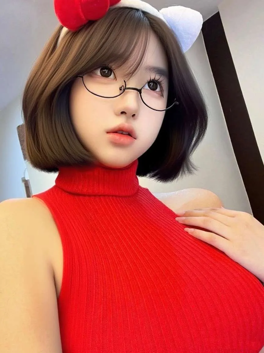 3260A-朵朵 普陀短发大胸妹