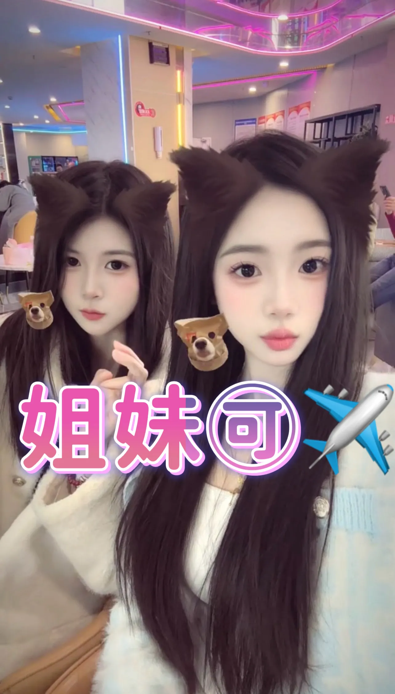 欢欢乐乐姐妹双飞