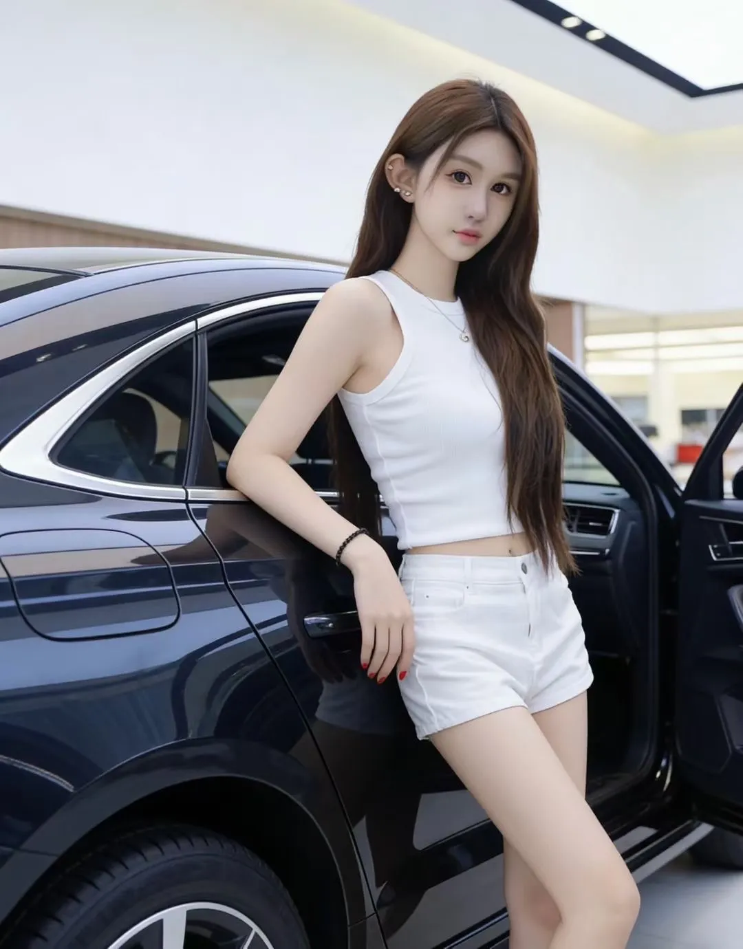 静安 175大长腿纯素人 04年新丝路模特 Gallery 4