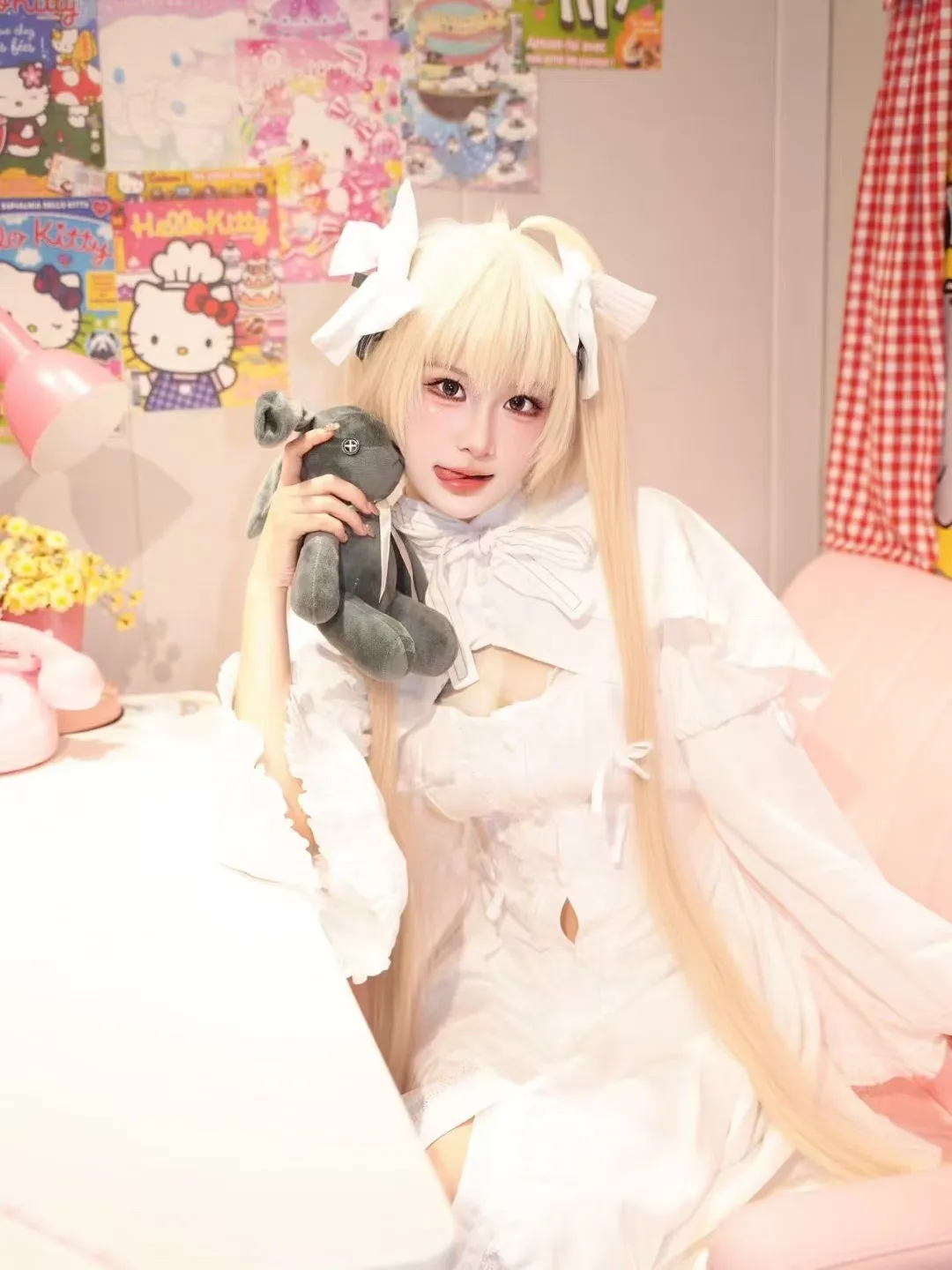 Y4491-钱雨长宁硬五白虎COS萝莉 Gallery 4