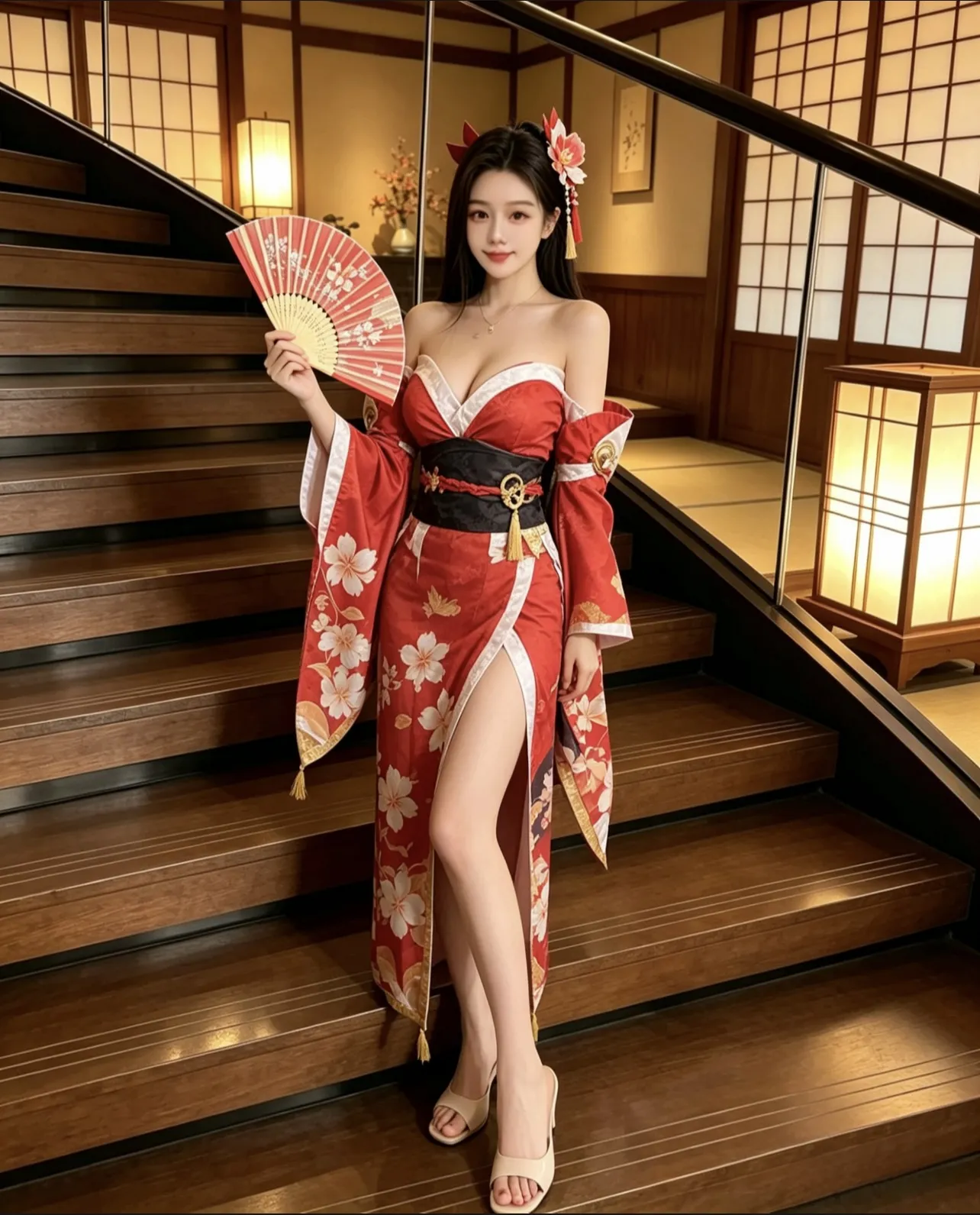 爆款高端极品中日🇯🇵混血🌈河北彩花💕 Gallery 6