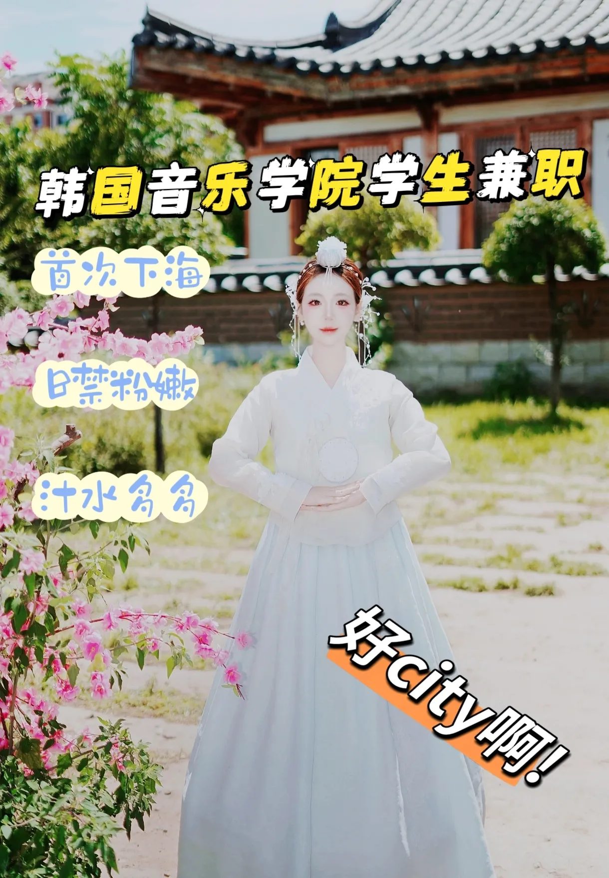 浦东小美  韩国音乐学院学生 回国兼职