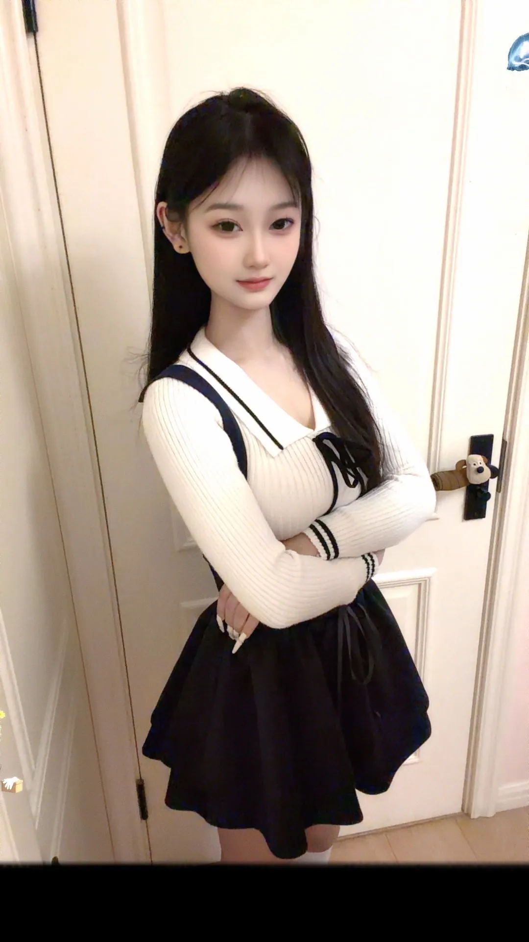 Y4389A-甜甜静安极品小纯学生妹冷白皮