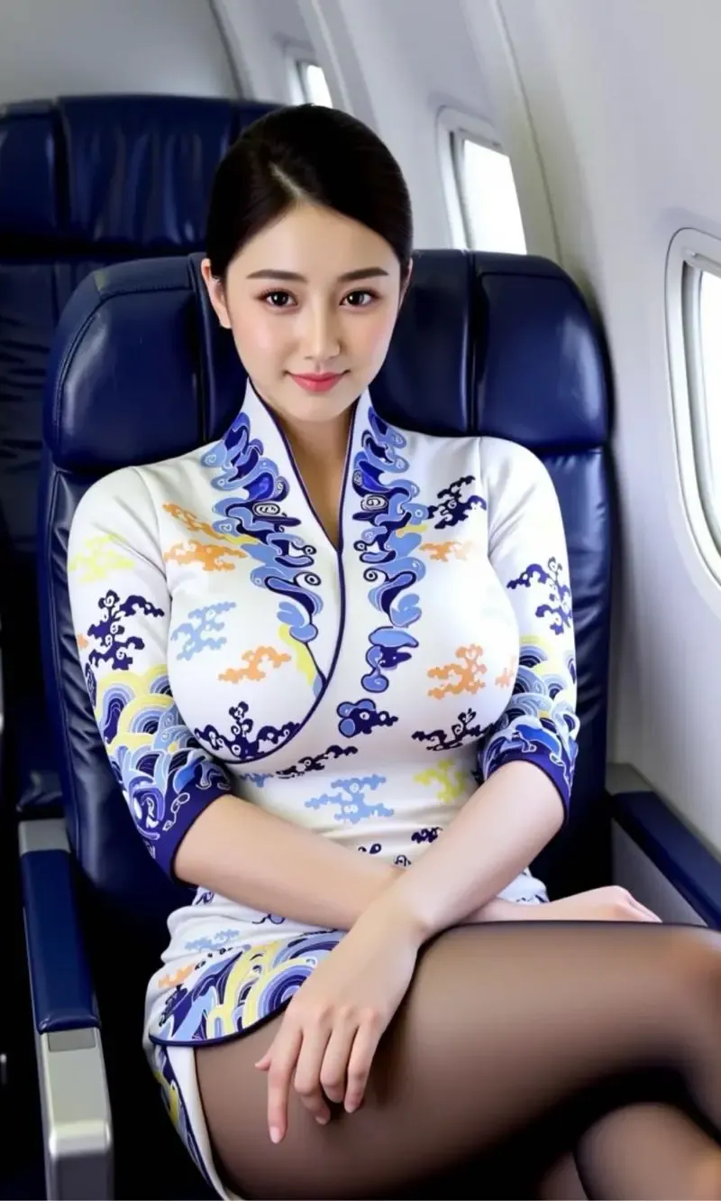 上海浦东空姐真实在飞 肤白貌美大长腿 Gallery 5