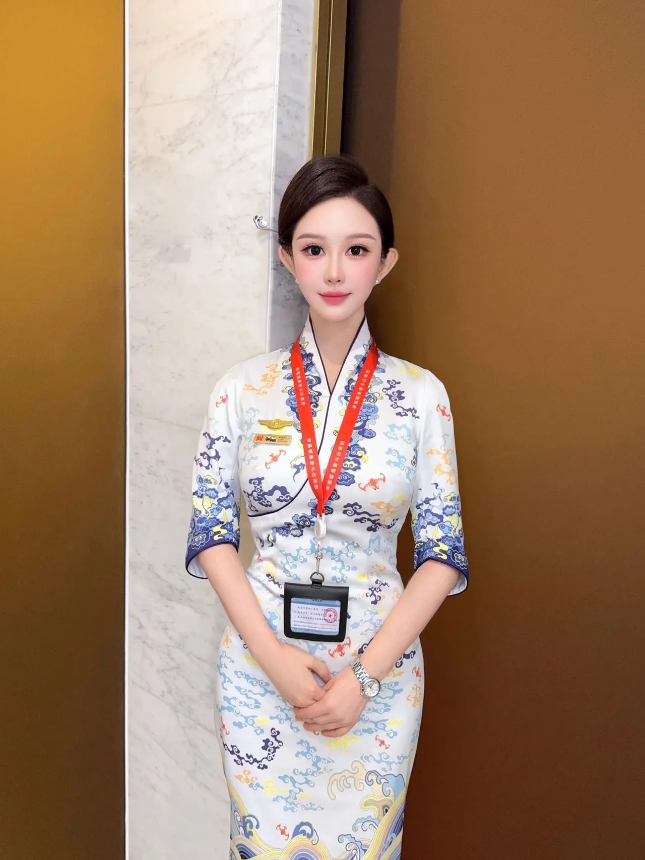 908新人海航兼职空姐(雅琪)首开 Gallery 3