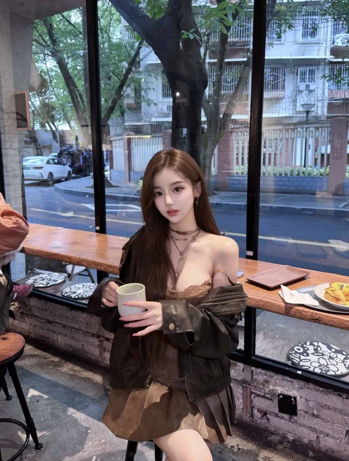 Y4354A-安安 普陀纯欲御姐筷子腿