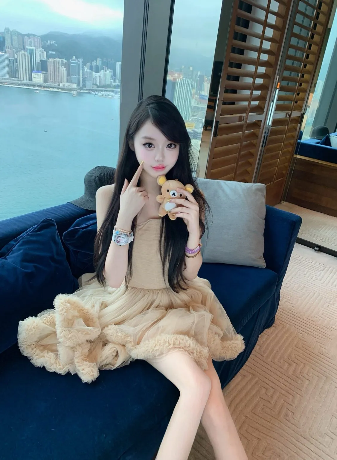 Y4459A-小葵 浦东硬五高白醇台湾妹子